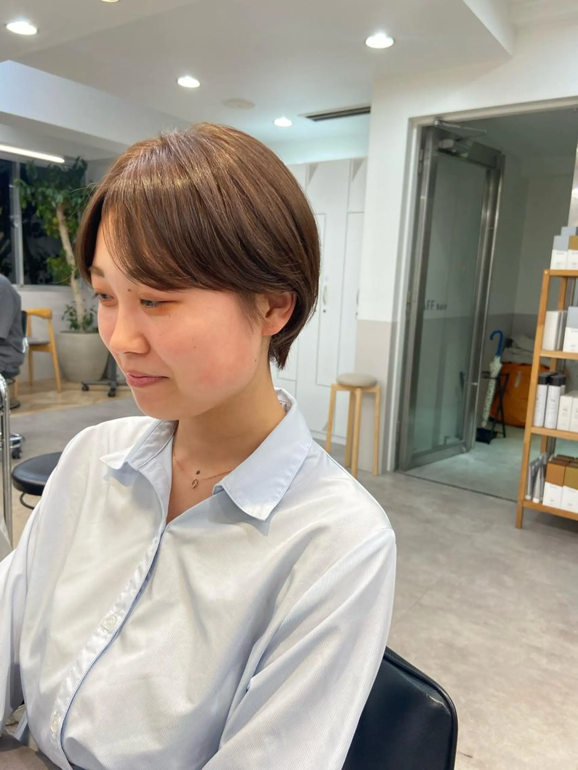 ショート カラー 山下夕月 ショート🫧ボブのヘアスタイル