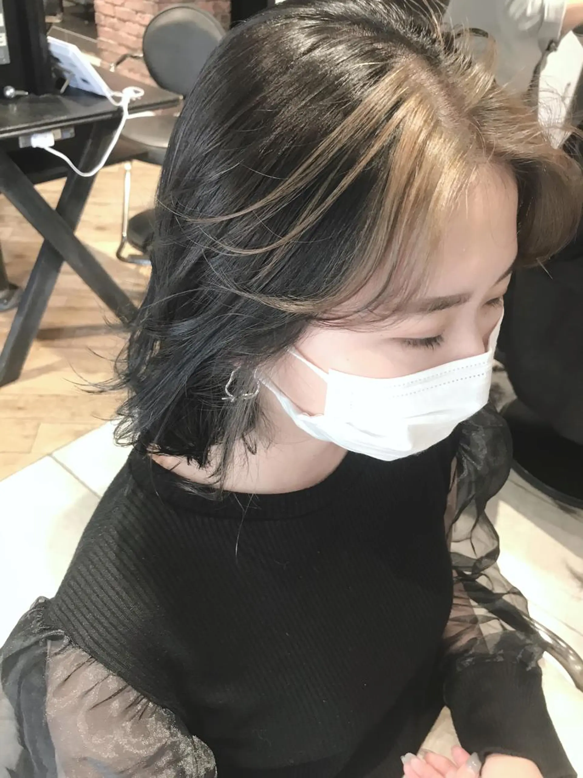 ミディアム LUXBE UNITED所属・🌷RIE 🌷のヘアスタイル