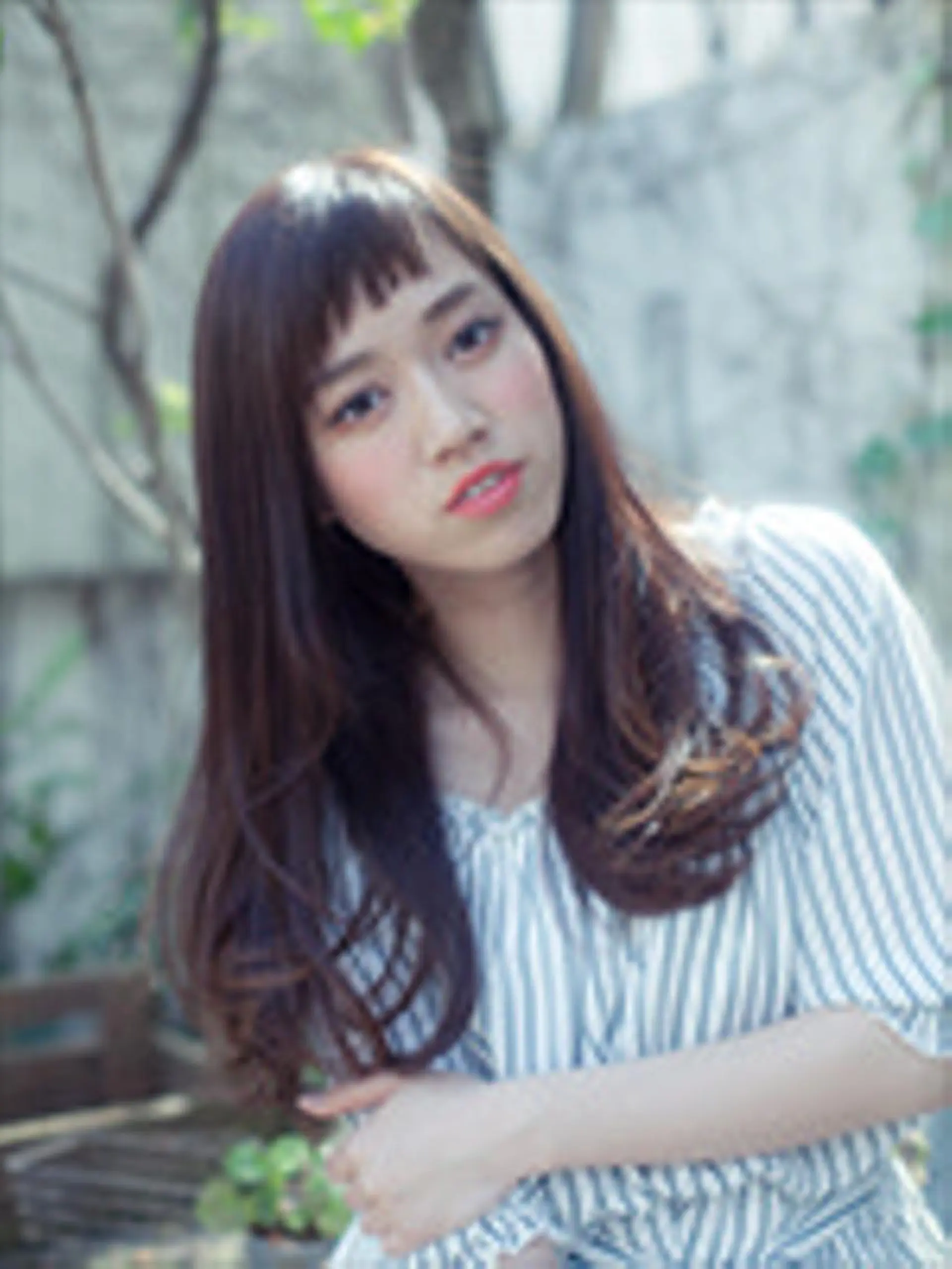 ロング ✨サイエンスアクア✨ 久保のヘアスタイル