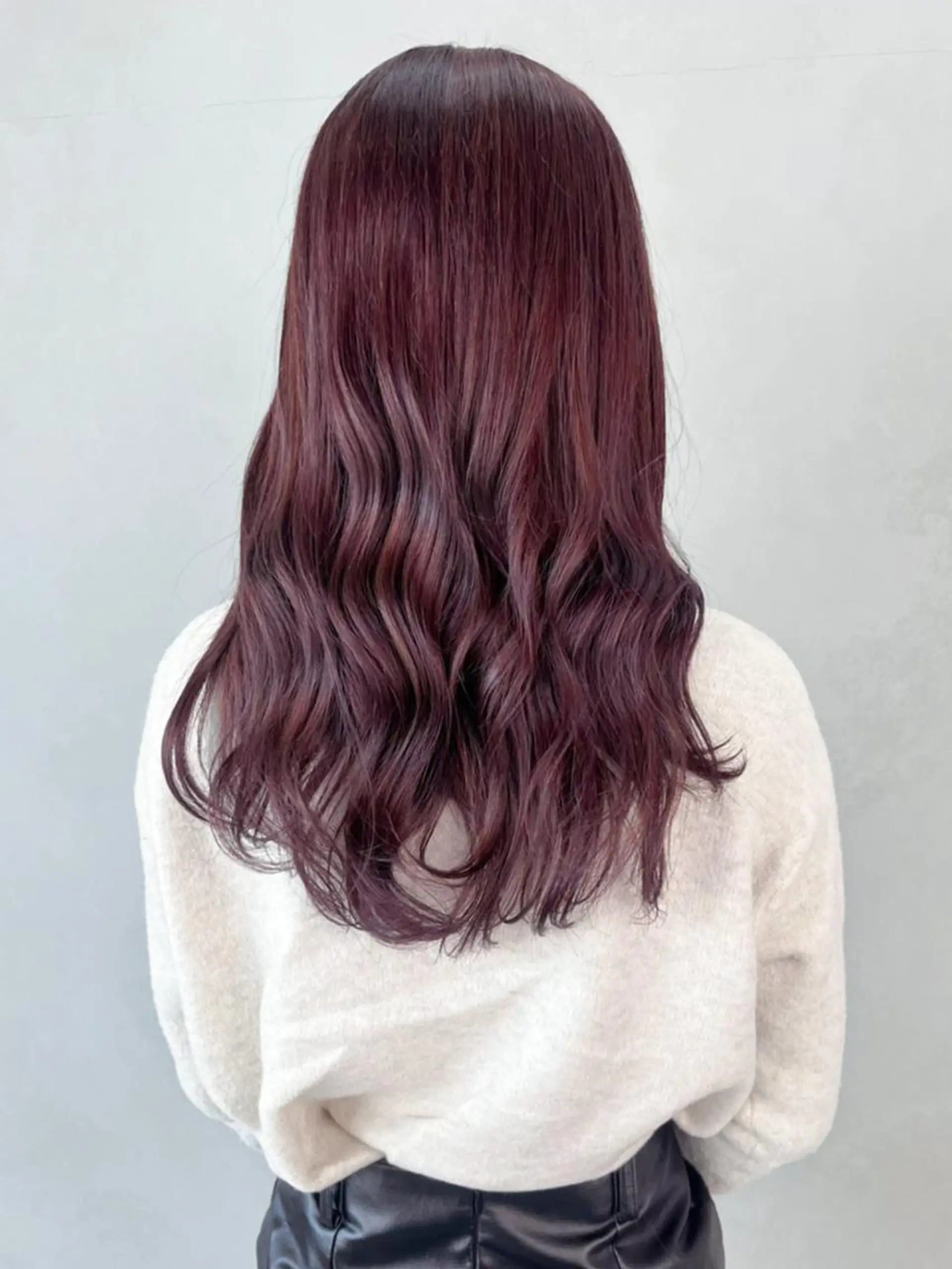 セミロング ヘアアレンジ パーマ カラー ラベンダーカラー ピンクカラー ピンクラベンダー カット ヘアカラー トリートメント ITbyALBUM 藤沢店のヘアスタイル