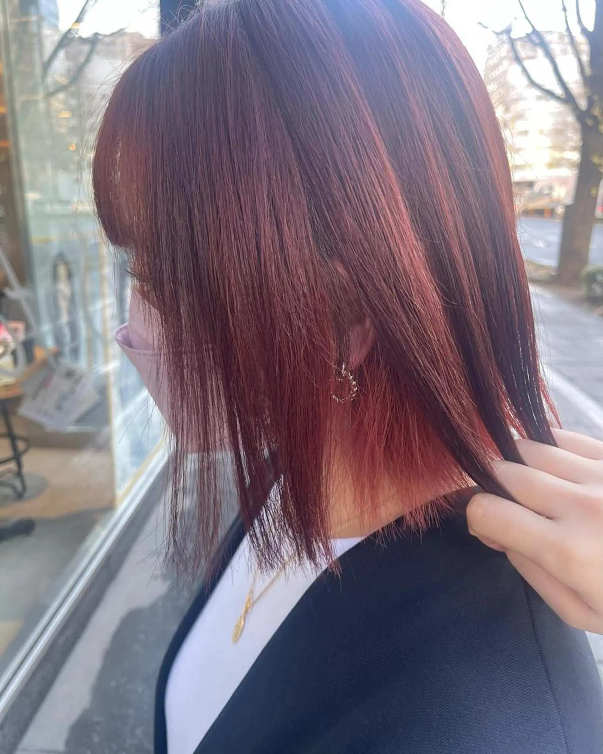 ミディアム カラー ヘアアレンジ 黒髪 ブリーチ インナーカラー ボブ 髪質改善 ❥【韓国風ヘア】 stylist 林❥のエステ・リラクイメージ