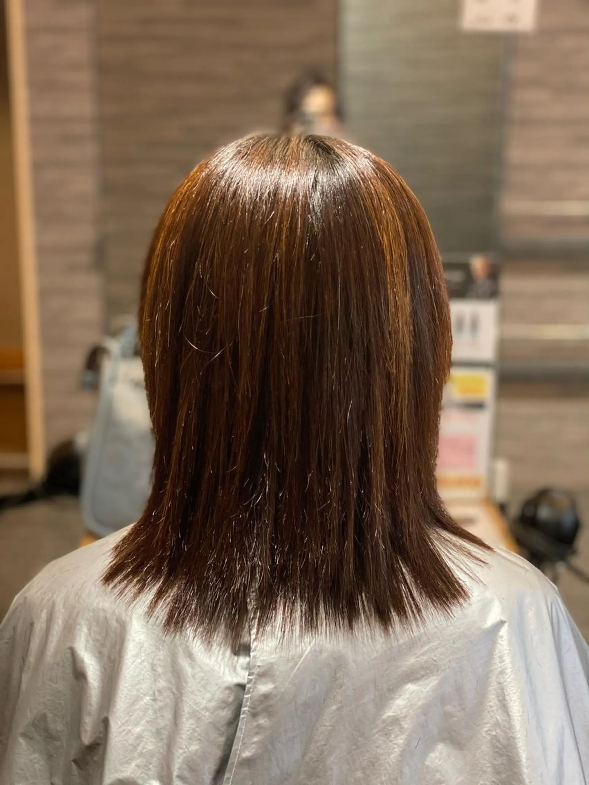 ミディアム 尾崎 優也のヘアスタイル