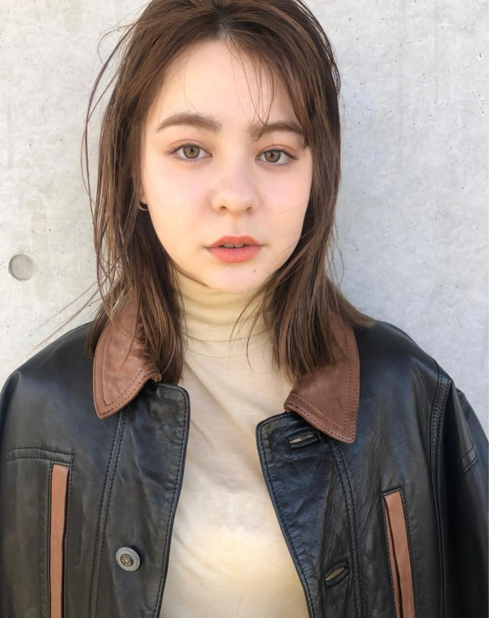 ミディアム カラー ヘアカラー トリートメント ボブ/レイヤー/艶 🦕risa 森下のヘアスタイル