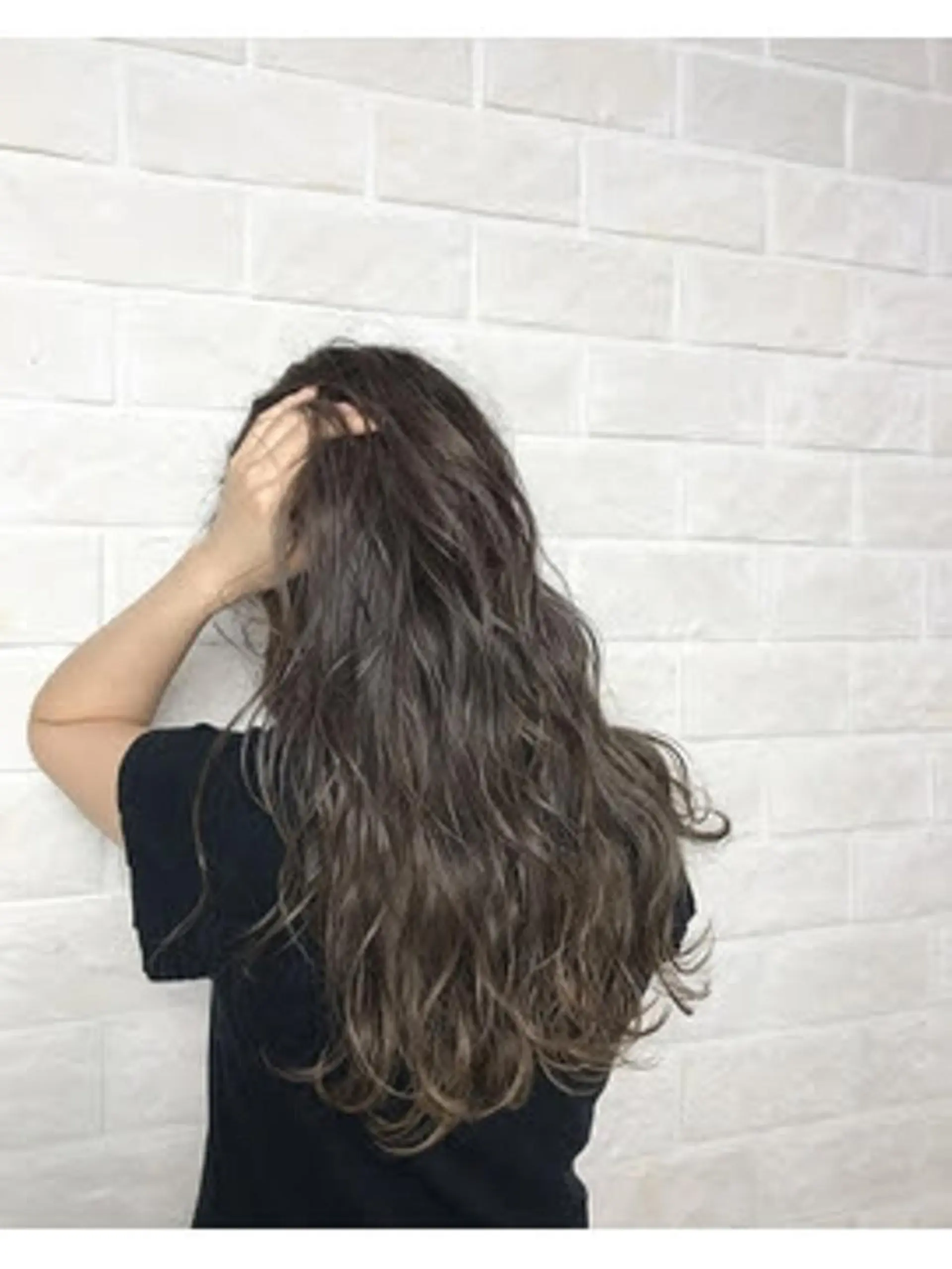 ロング 中田 慶真のヘアスタイル