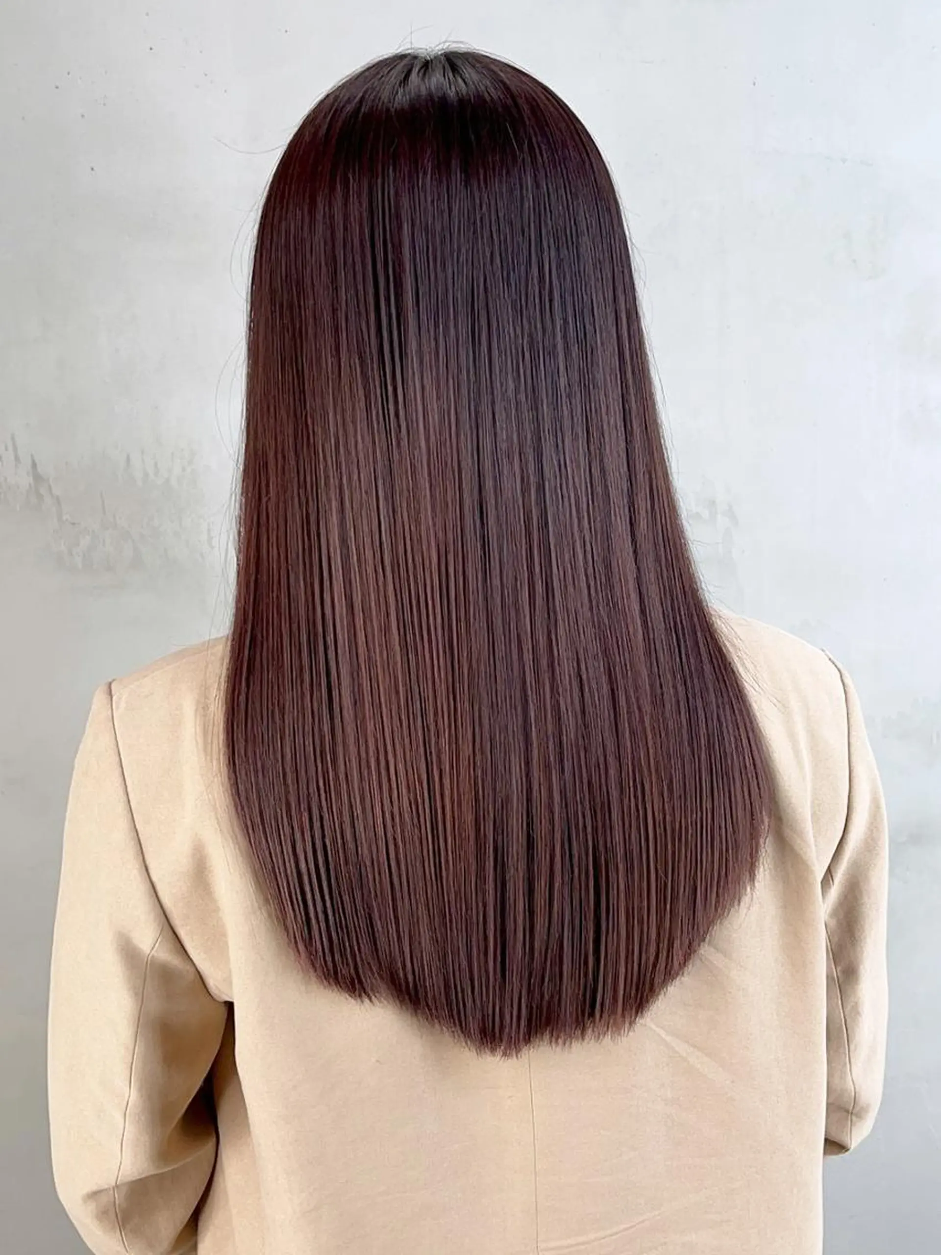 セミロング ヘアアレンジ パーマ カラー ブラウンカラー ピンクカラー ピンクブラウン ITbyALBUM 下北沢店のヘアスタイル