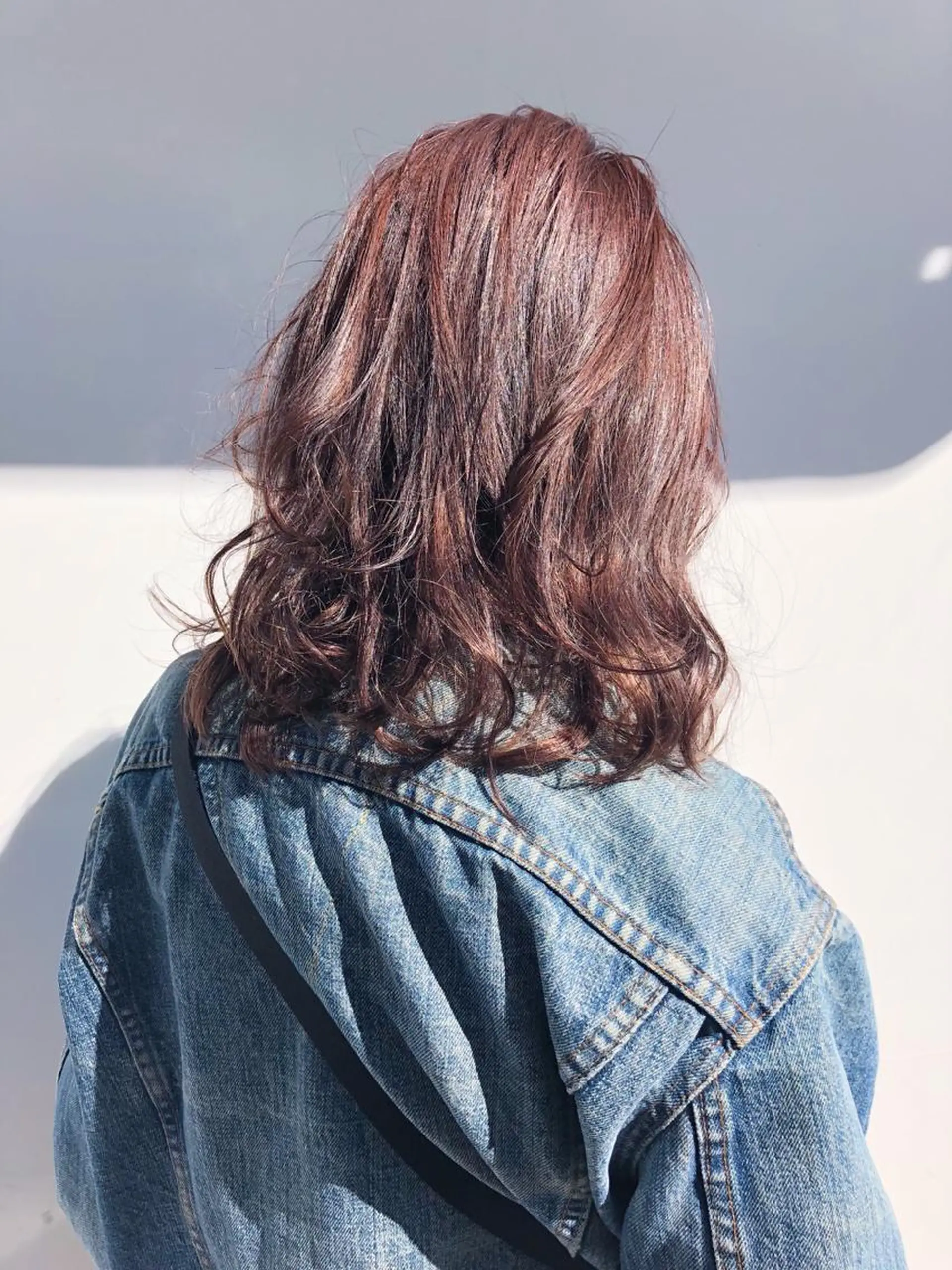 ミディアム カラー ZOA classic hair所属・東 みのりのヘアスタイル