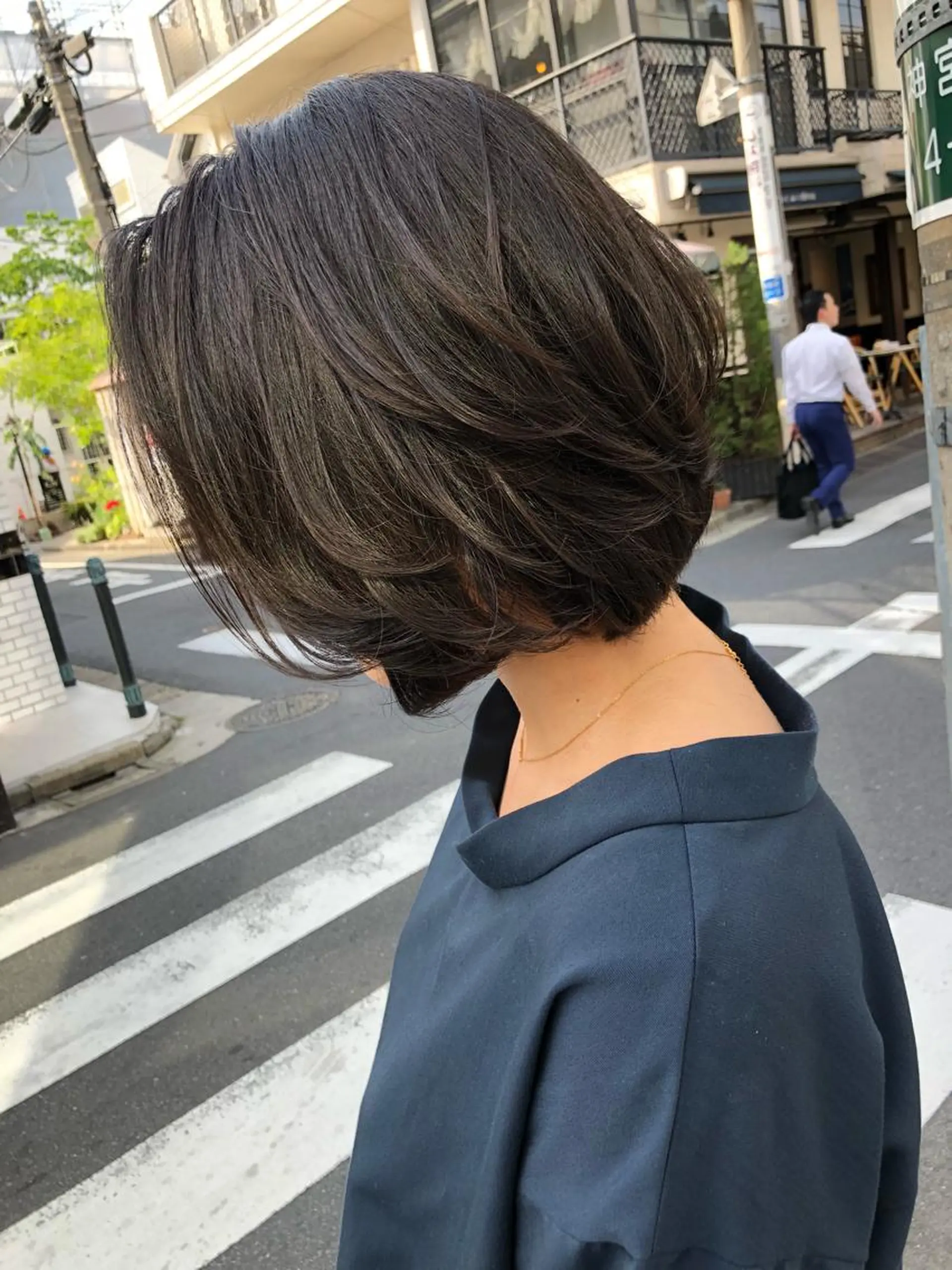 ショート カラー THE DAY所属・AKI HASHIMOTOのヘアスタイル