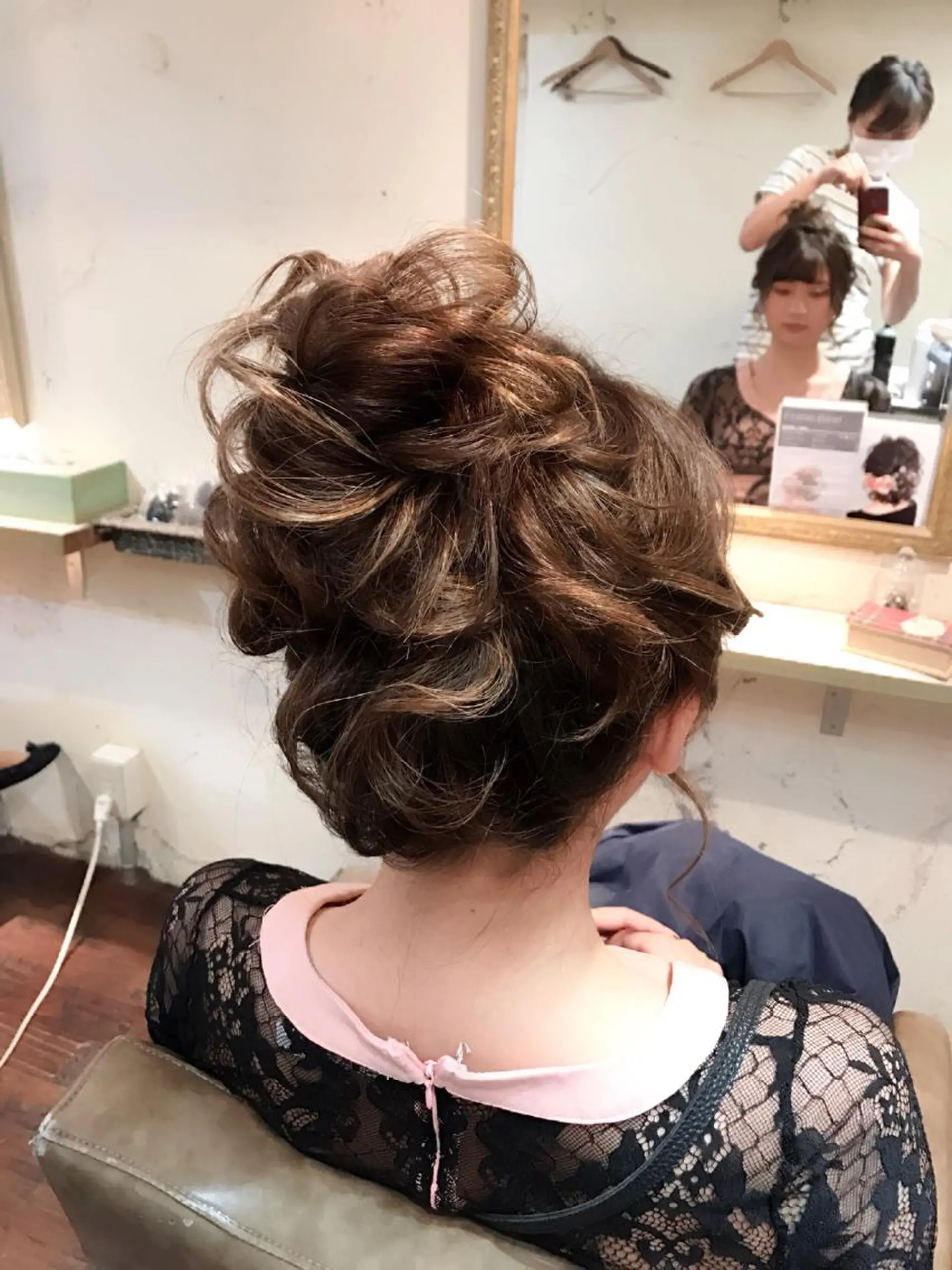 セミロング ヘアアレンジ 【カメレオン】 上村 祥子のヘアスタイル