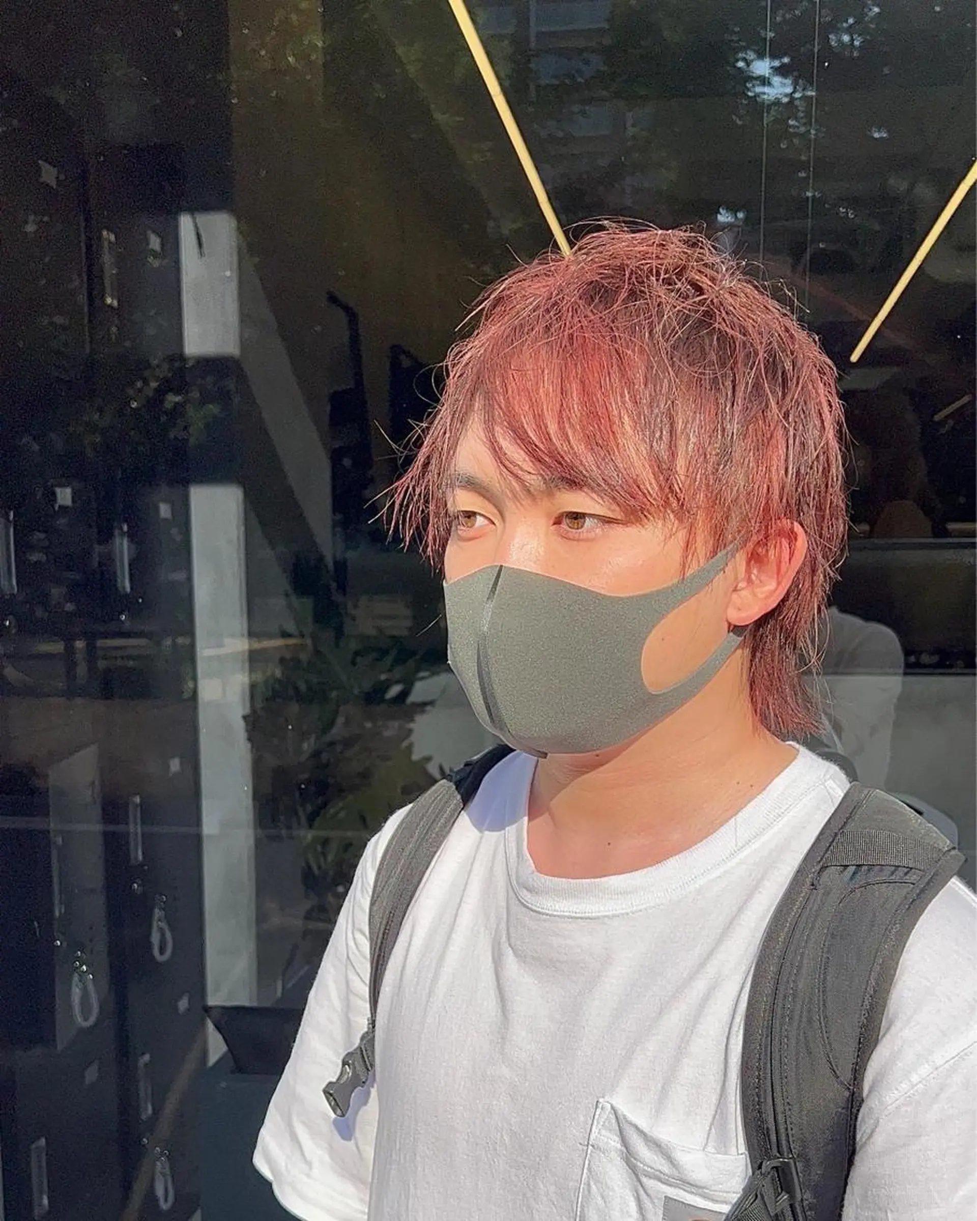 セミロング パーマ メンズ genieehorie所属・堀江メンズ 神田 翔太のヘアスタイル