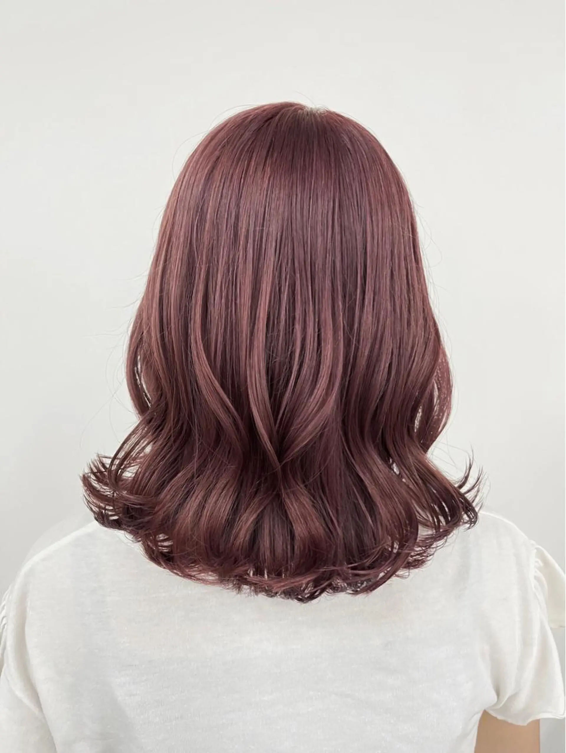 カラー ベージュカラー カシス ダブルカラー ピンクカラー ピンクベージュ ヘアカラー 🌙磯野 風香🌙 ReCharme新保のヘアスタイル