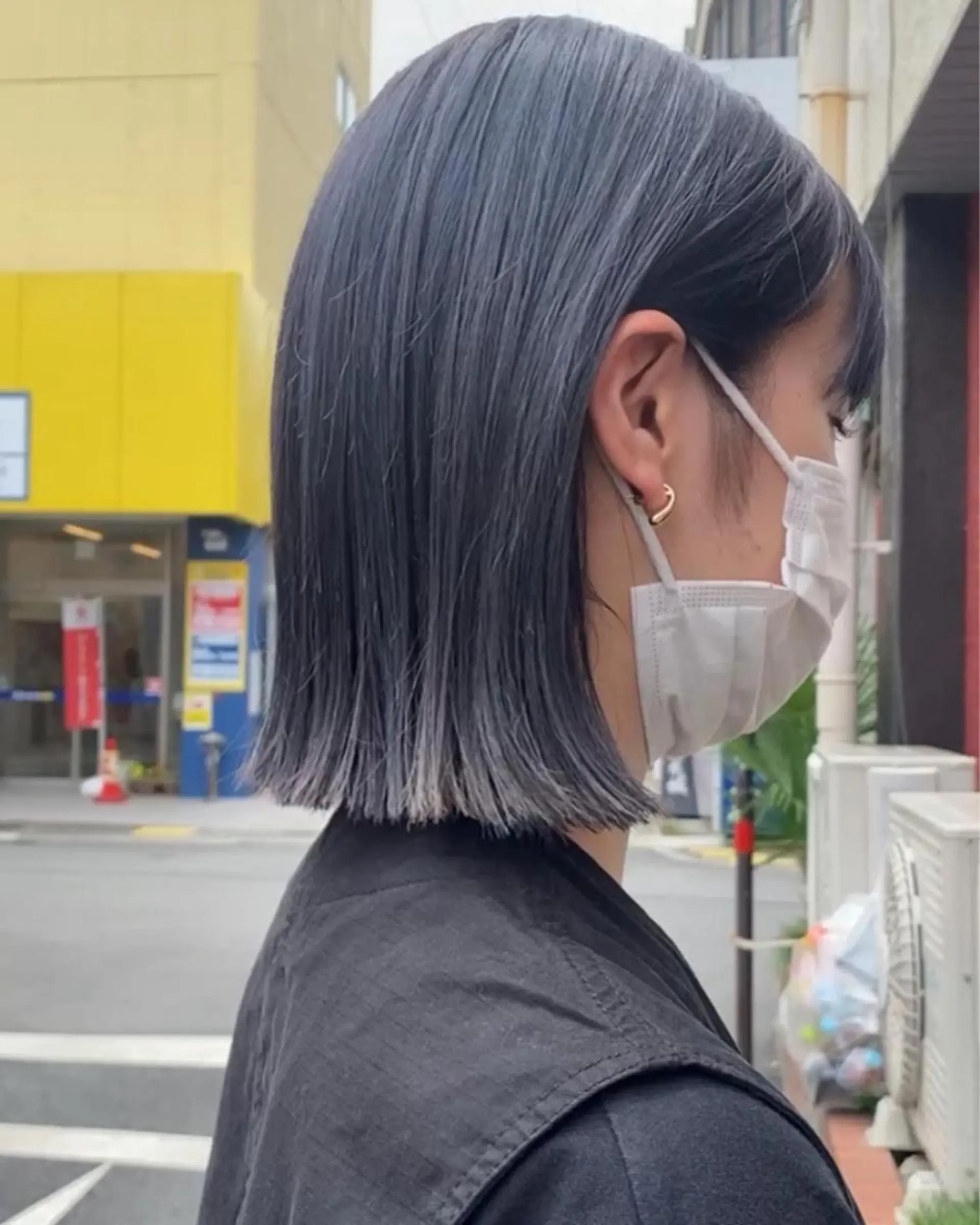 ショート カラー アッシュ アッシュブラウン ブラウンカラー 透明感カラー ヘアカラー F-card所属・shiga mariaのヘアスタイル