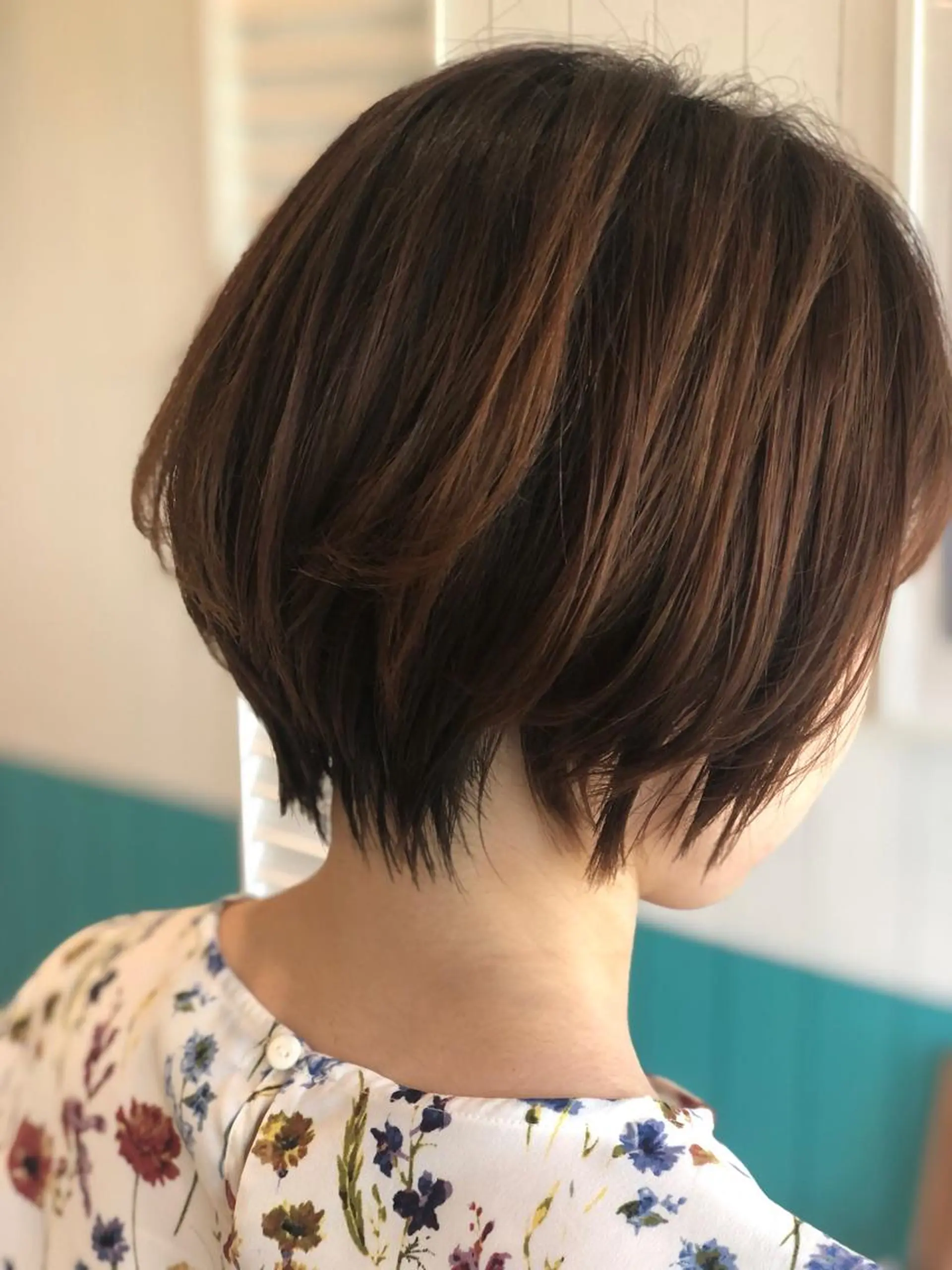 ショート ショートボブ 丸みショート ボブ ショートヘア Snaly カラー特化ページのヘアスタイル