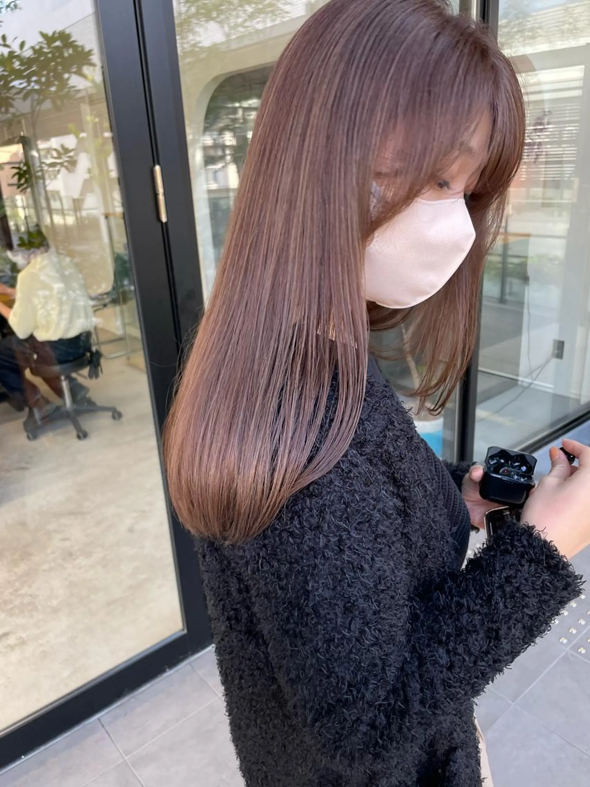 ロング カラー 透明感カラー ハイライトカラー ハイライト 髪質改善 トリートメント クドウレイ fifth渋谷のヘアスタイル