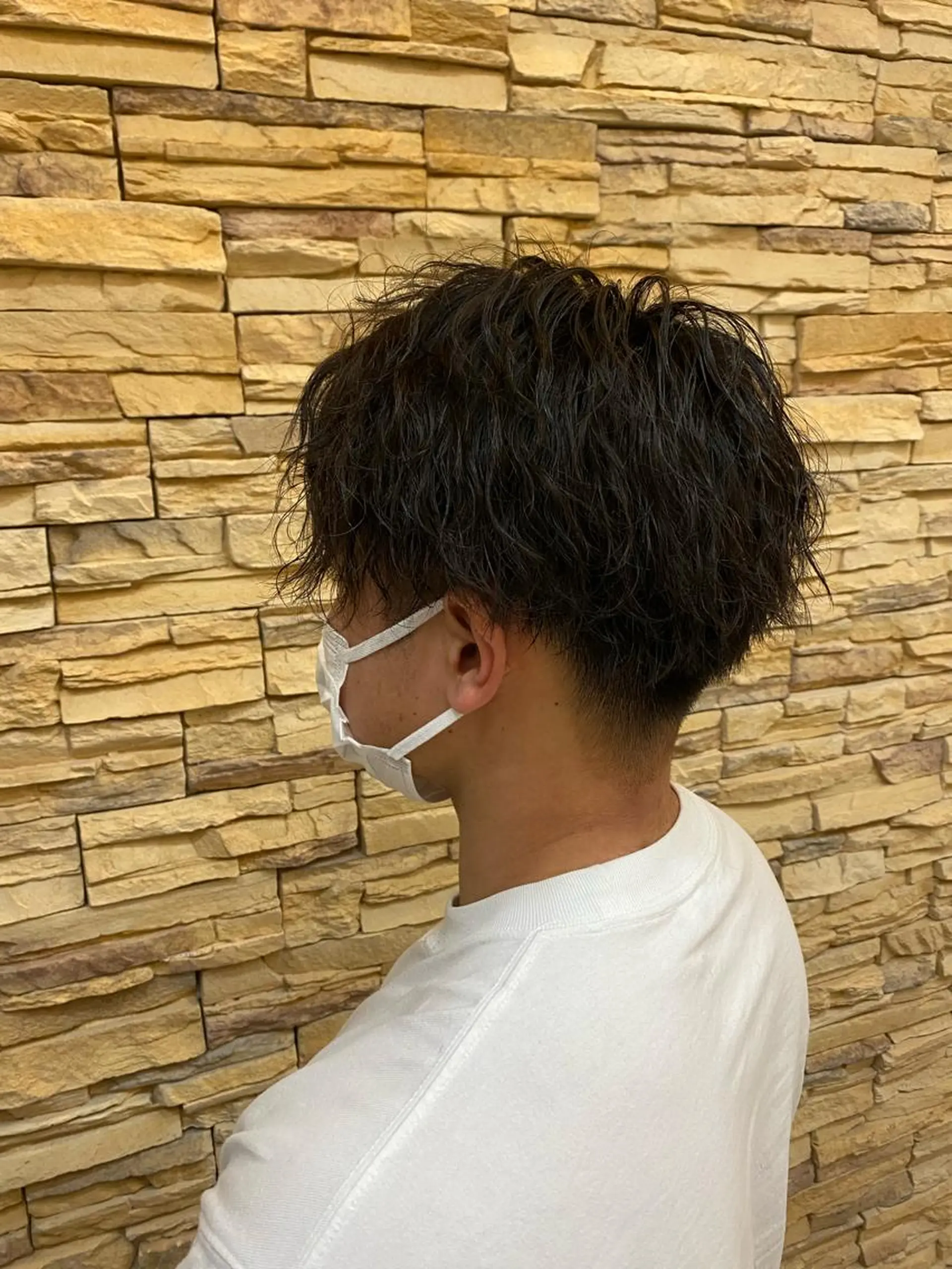 メンズ カット パーマ 福岡縮毛矯正✨️ ストレート 向井和輝のヘアスタイル