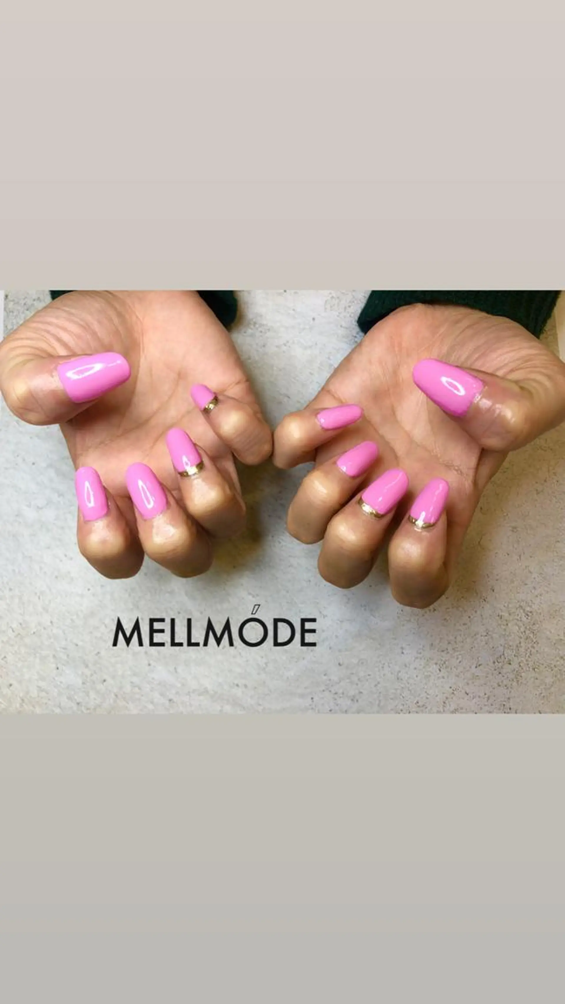 ネイル ゴールド MELLMODE所属・Nakano Kanaのネイルデザイン