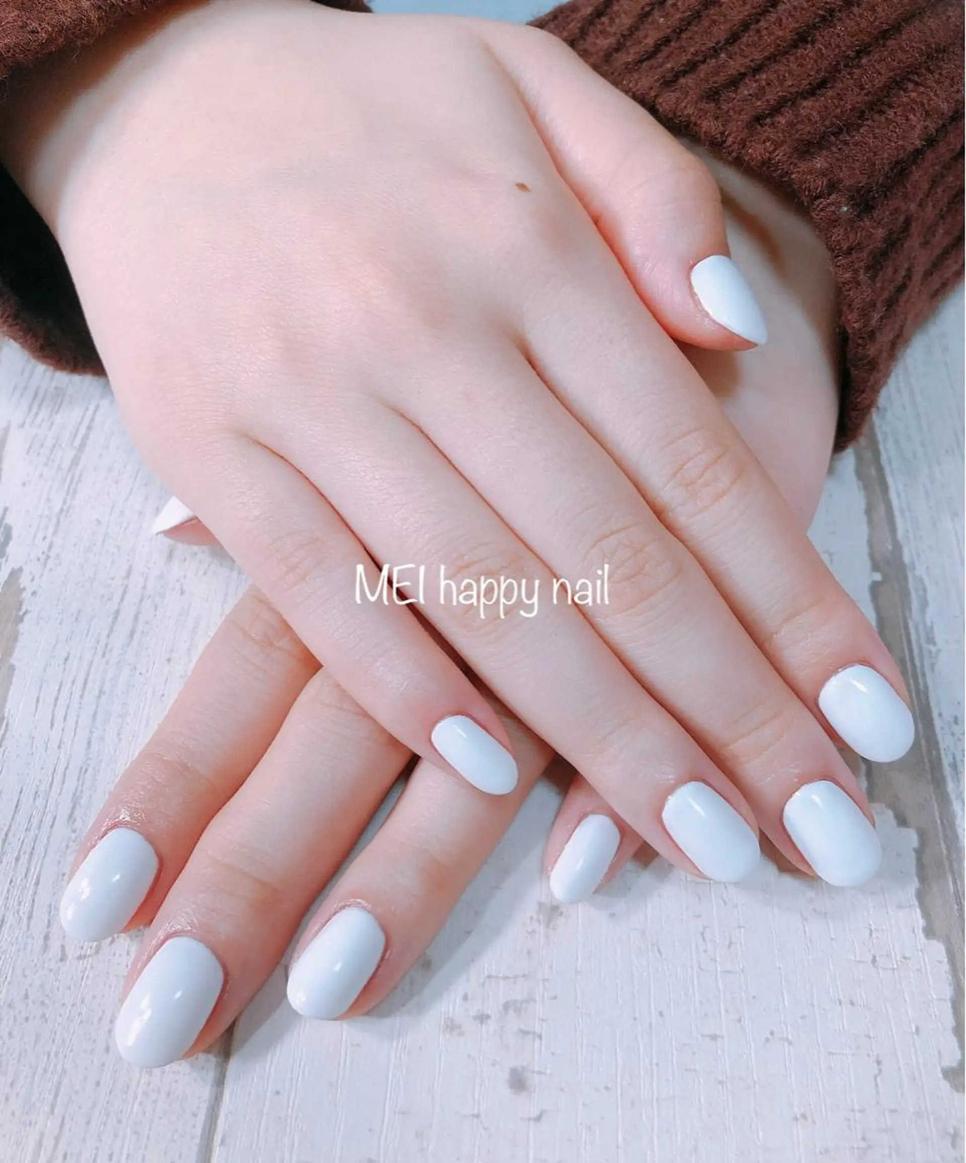 ネイル 北浦和 自爪育成ケアのネイルデザイン