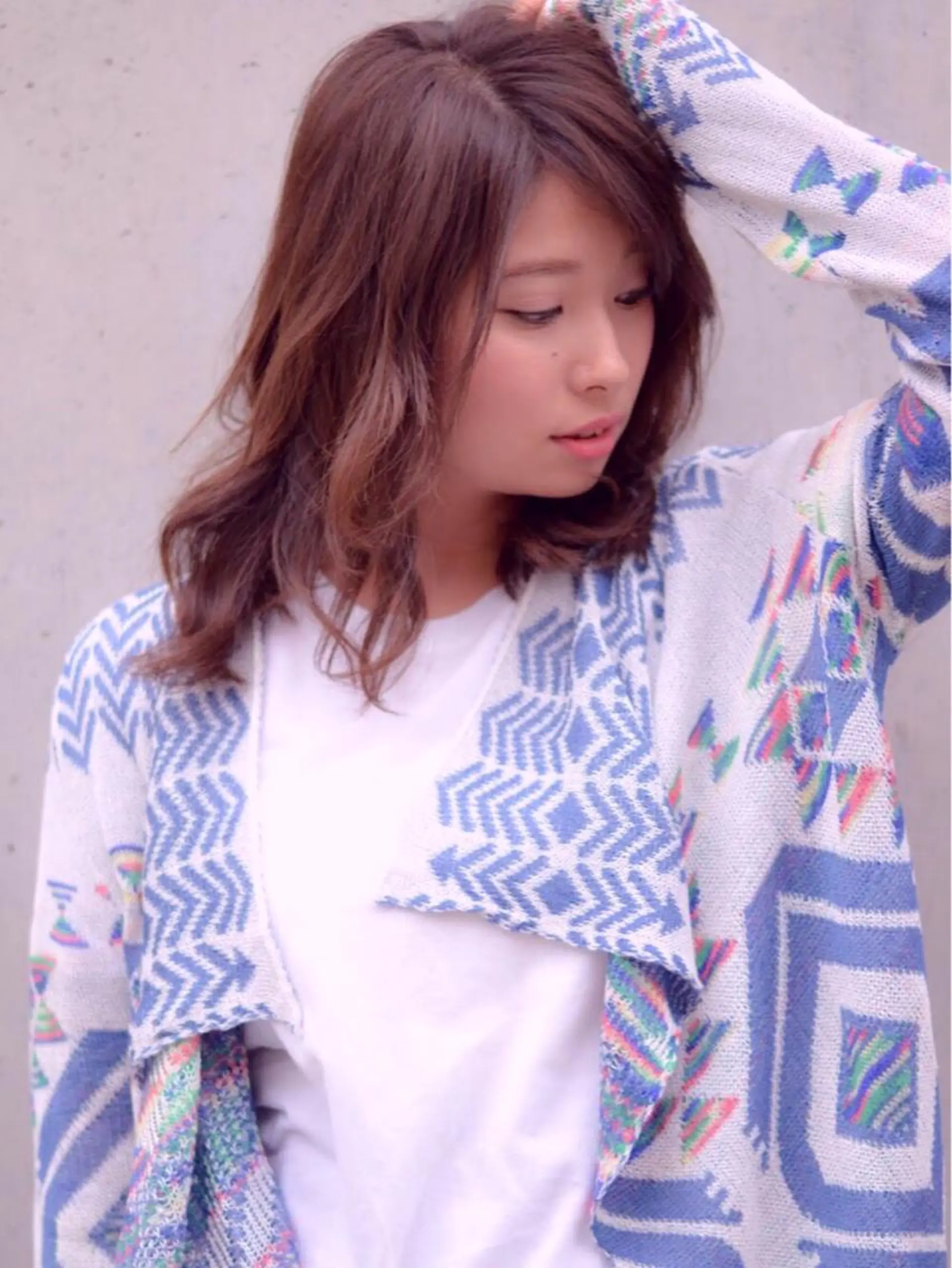 ミディアム カラー 吉祥寺aivee 若手注目スタッフのヘアスタイル