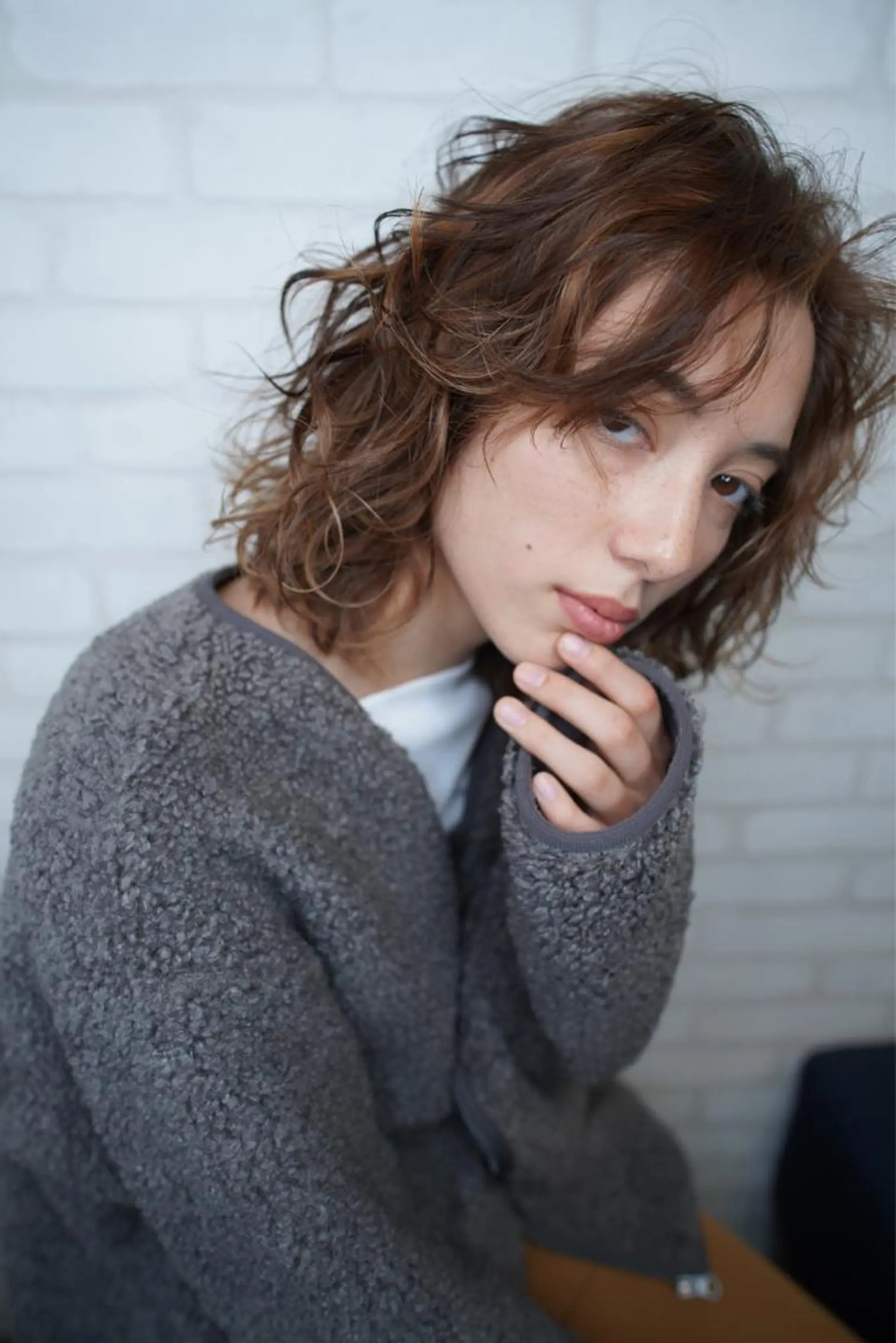 ミディアム カラー パーマ ヘアアレンジ メンズ キッズ ネイル マツエク・マツパ ヘアカラー トリートメント premier modelsのヘアスタイル