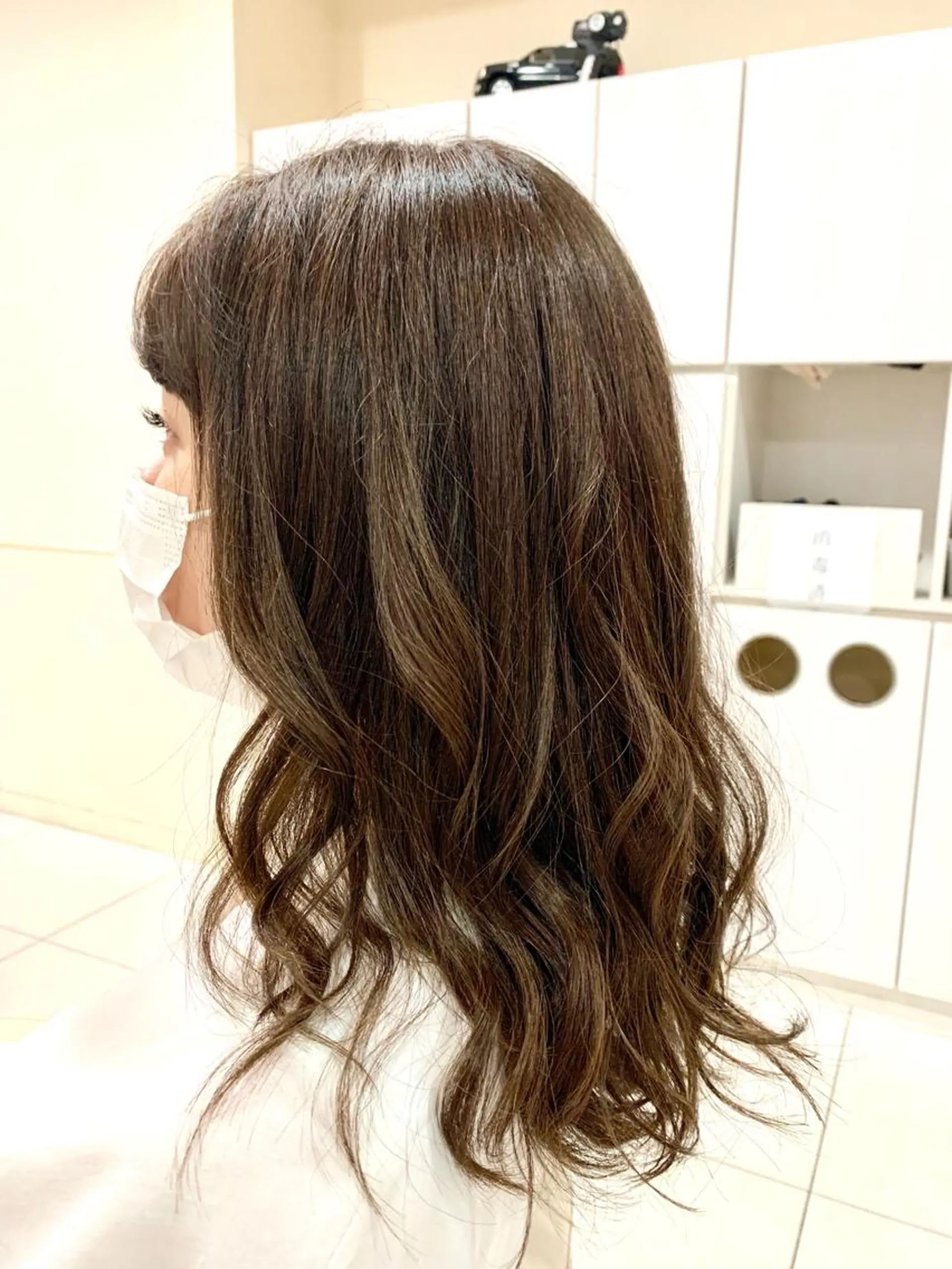 ミディアム 田中 美有のヘアスタイル