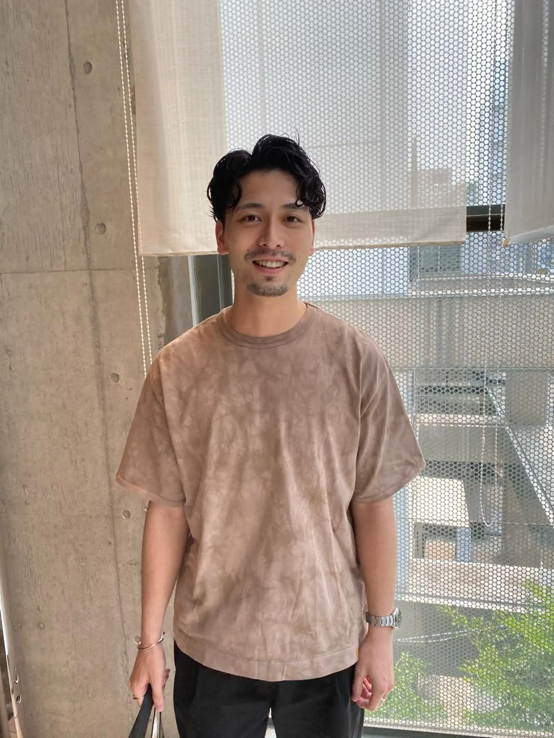 パーマ メンズ メンズパーマ 刈り上げ YinYang所属・川﨑 章弘のヘアスタイル