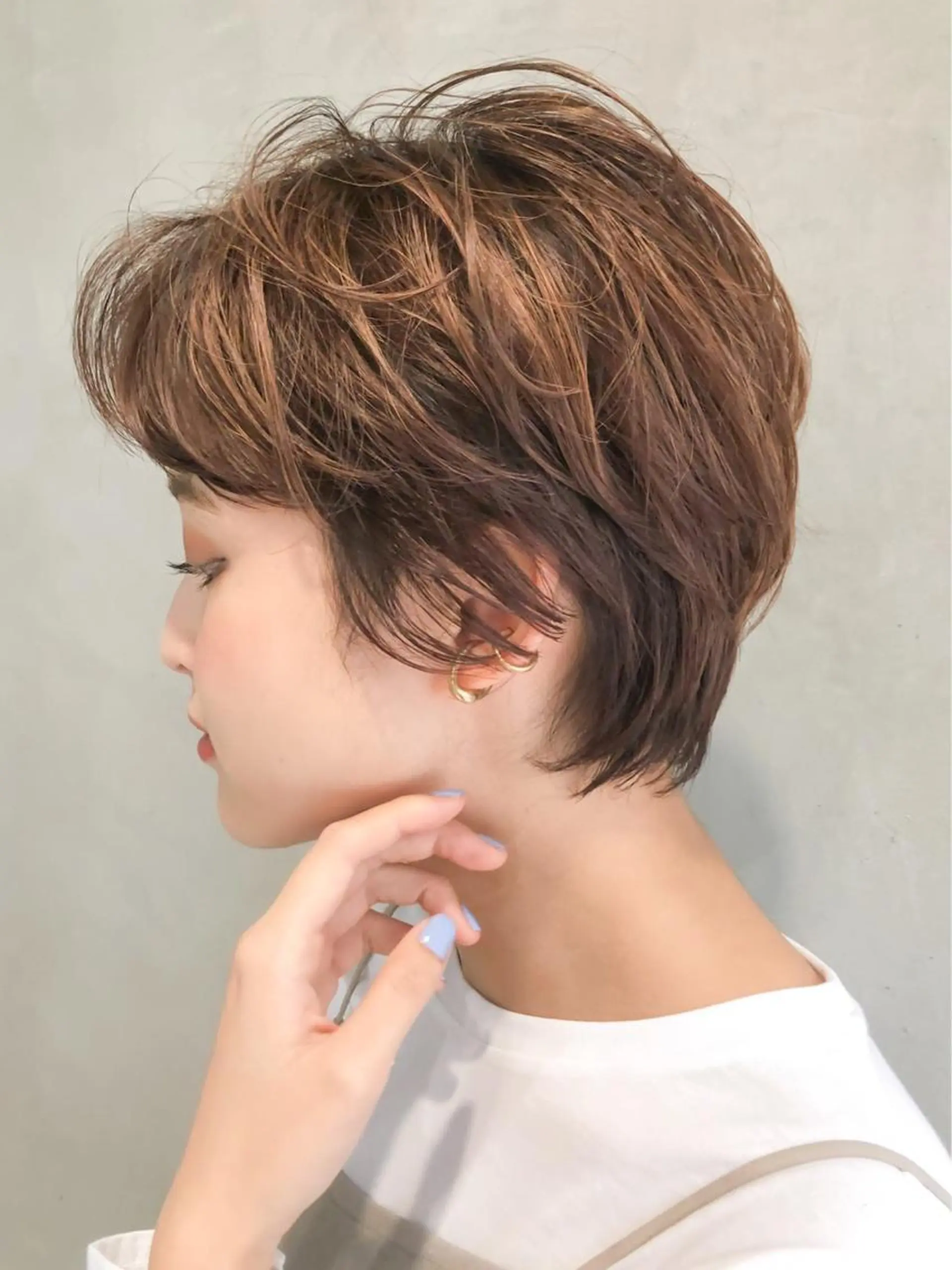 ショート ハンサムショート ショートヘア MUSASHI ブリーチカラー◎のヘアスタイル