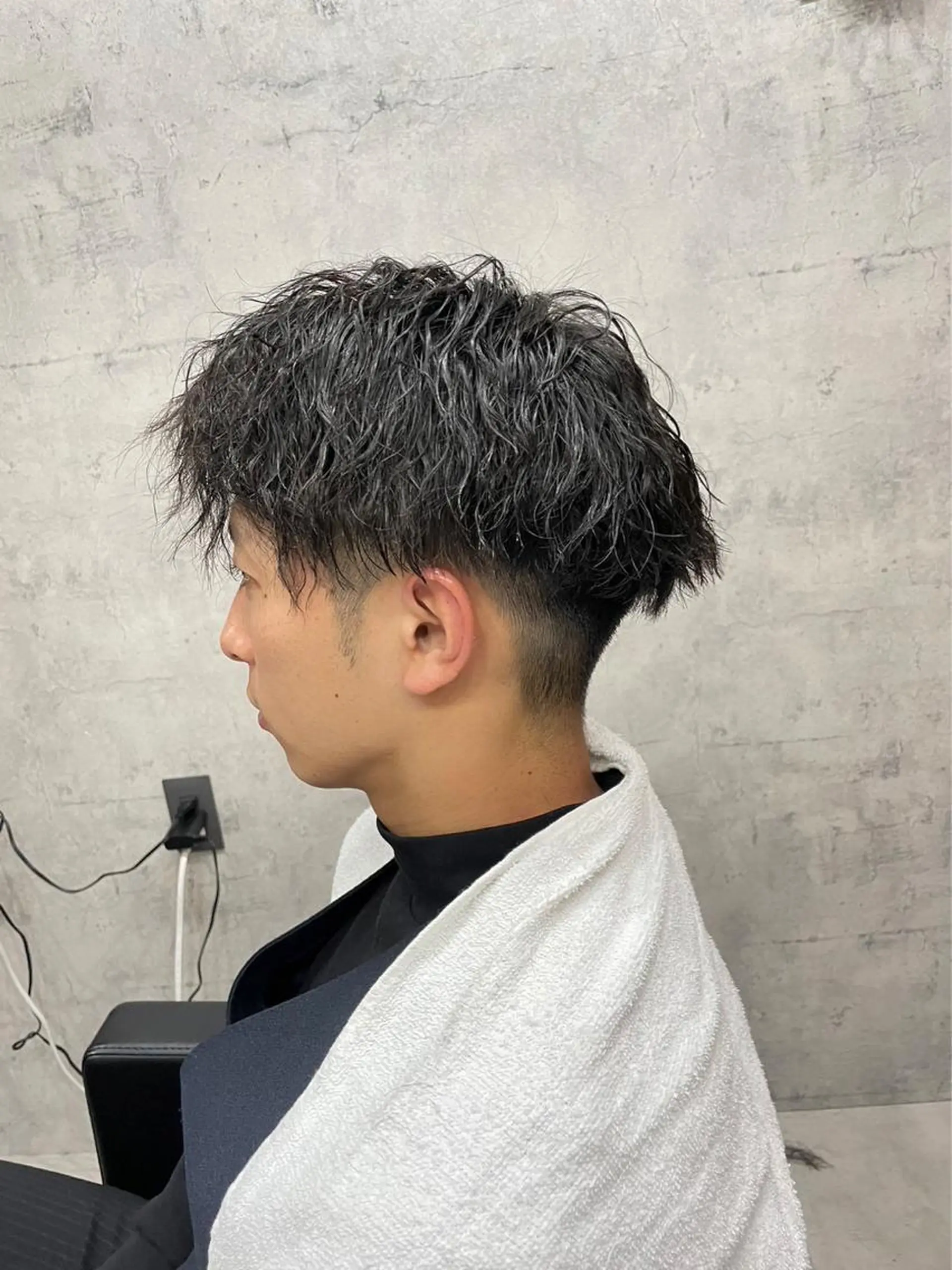 ショート メンズ カット パーマ トリートメント 鹿児島 TSUBASAのヘアスタイル