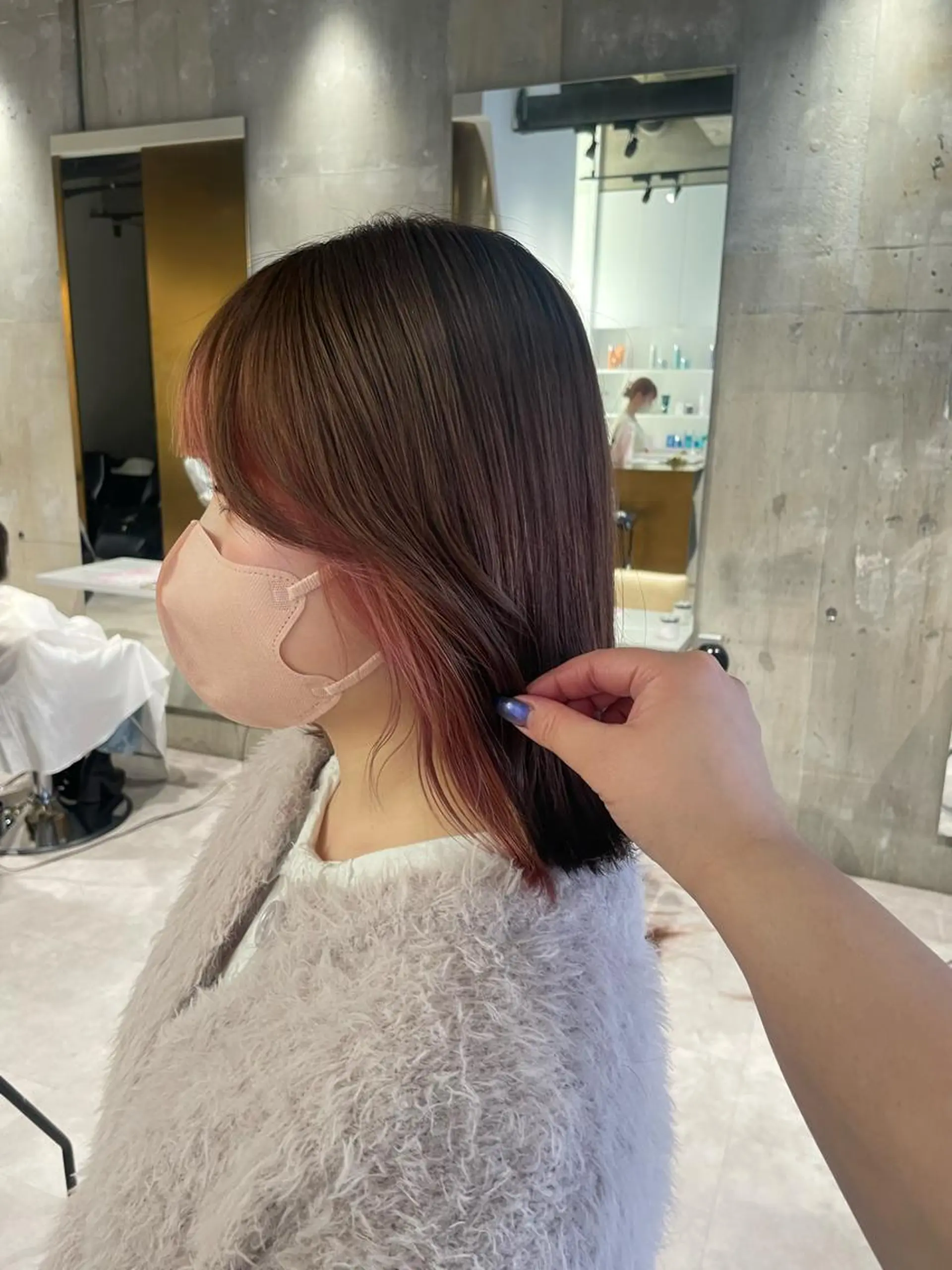 ミディアム カラー 美髪矯正/ハイトーン 🪸🩰ヒナコのヘアスタイル