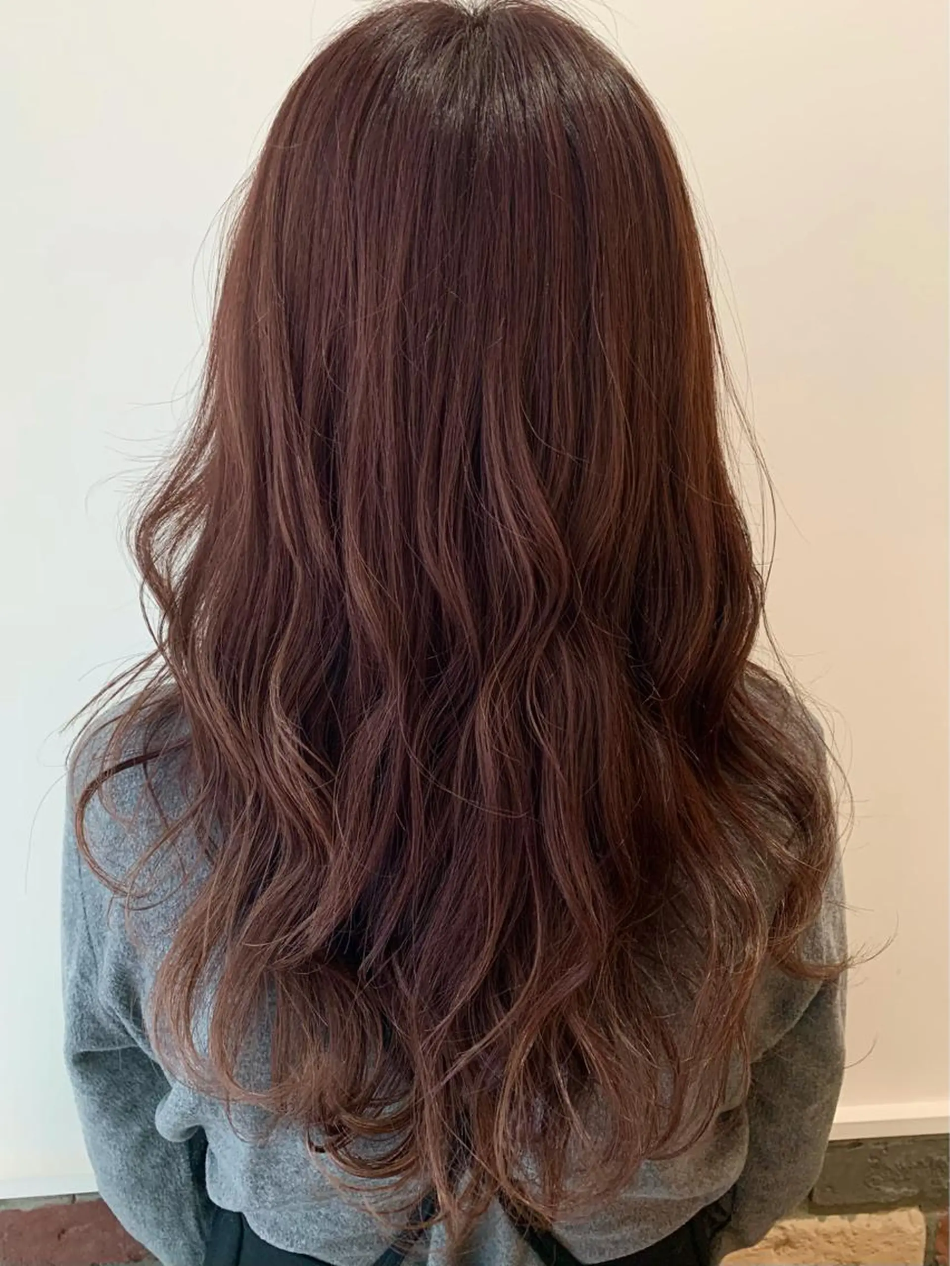 ロング ヘアカラー トリートメント 中井 茅佳のヘアスタイル