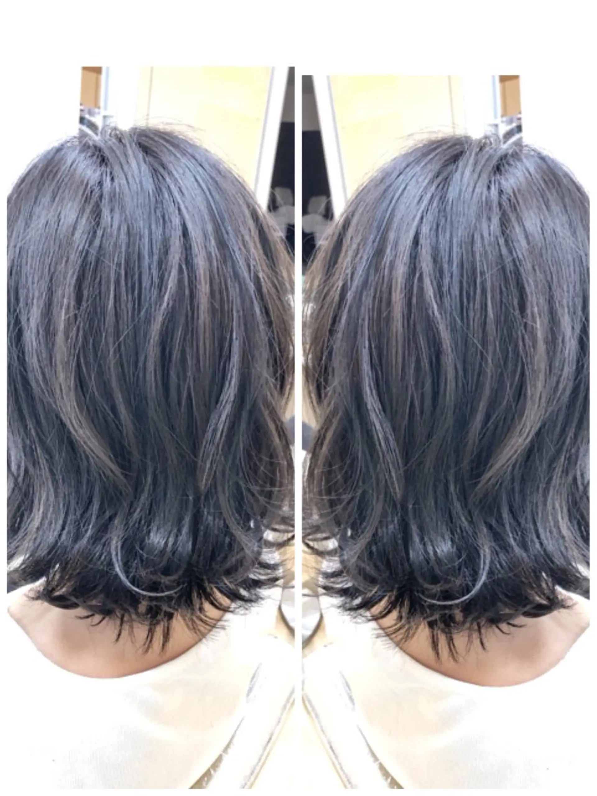 ショート カラー ブリーチ ブルーカラー 透明感カラー ラベンダーカラー ネイビーカラー 店長/髪質改善 小早川周大のヘアスタイル