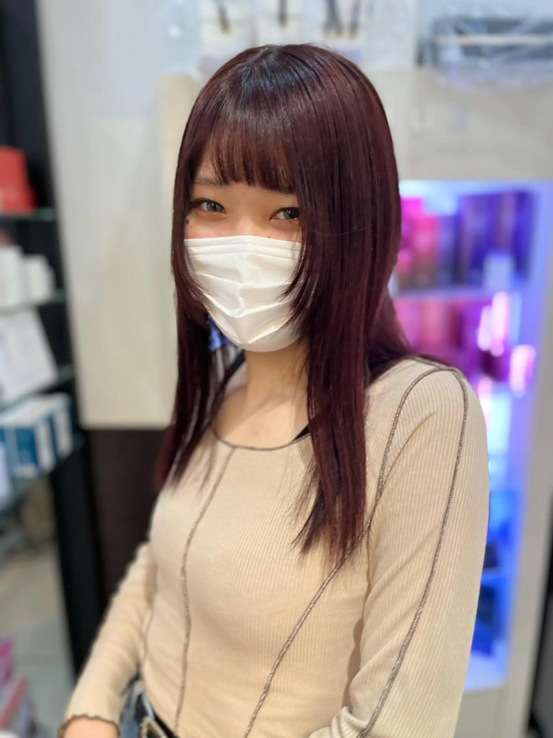 ロング カラー ブリーチ ブリーチなしカラー 髪質改善 🥇メンズパーマ /縮毛矯正/木村神心のヘアスタイル