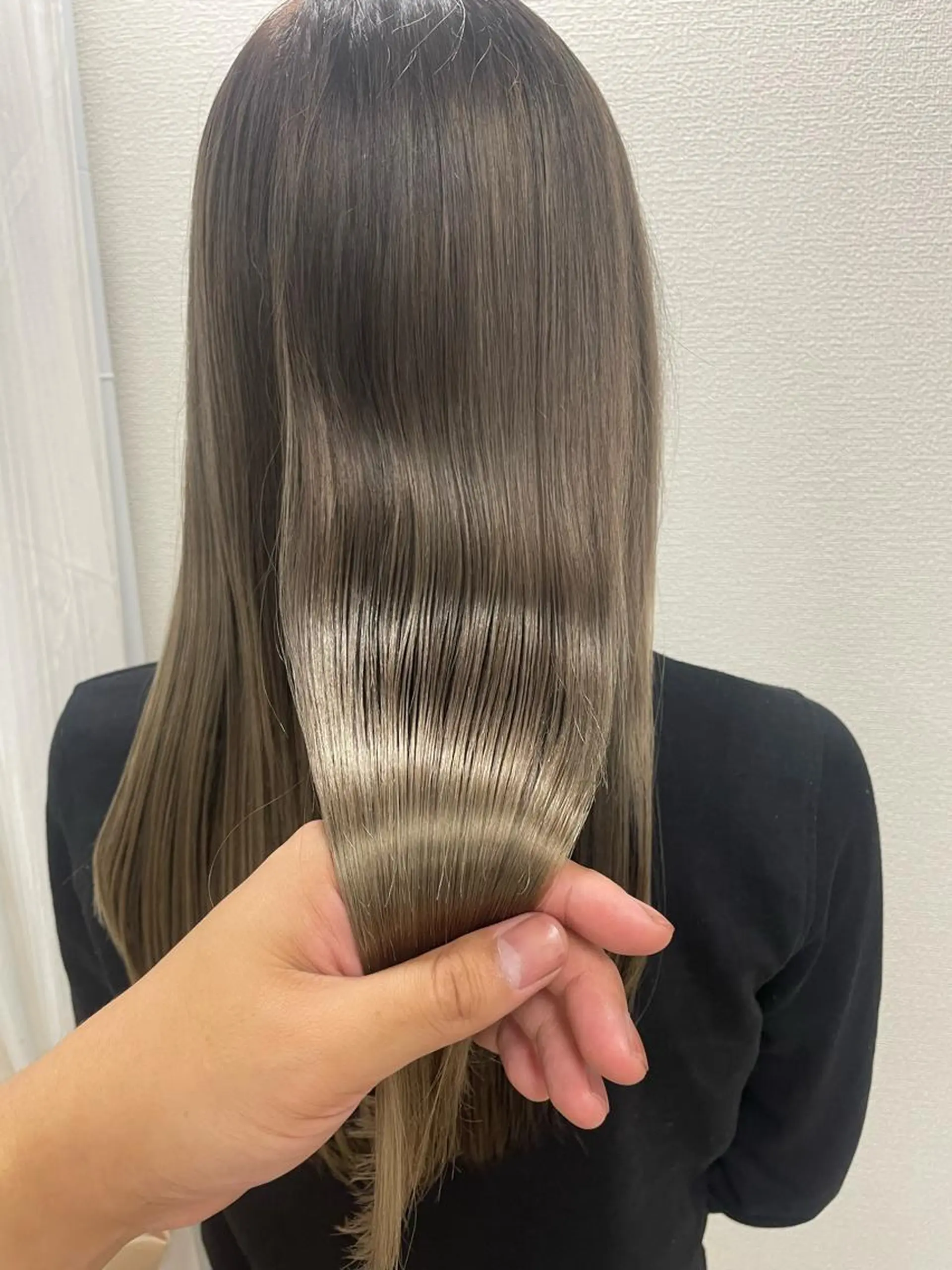 ロング カラー ケアブリーチ /髪質 改善/古橋圭史郎のヘアスタイル