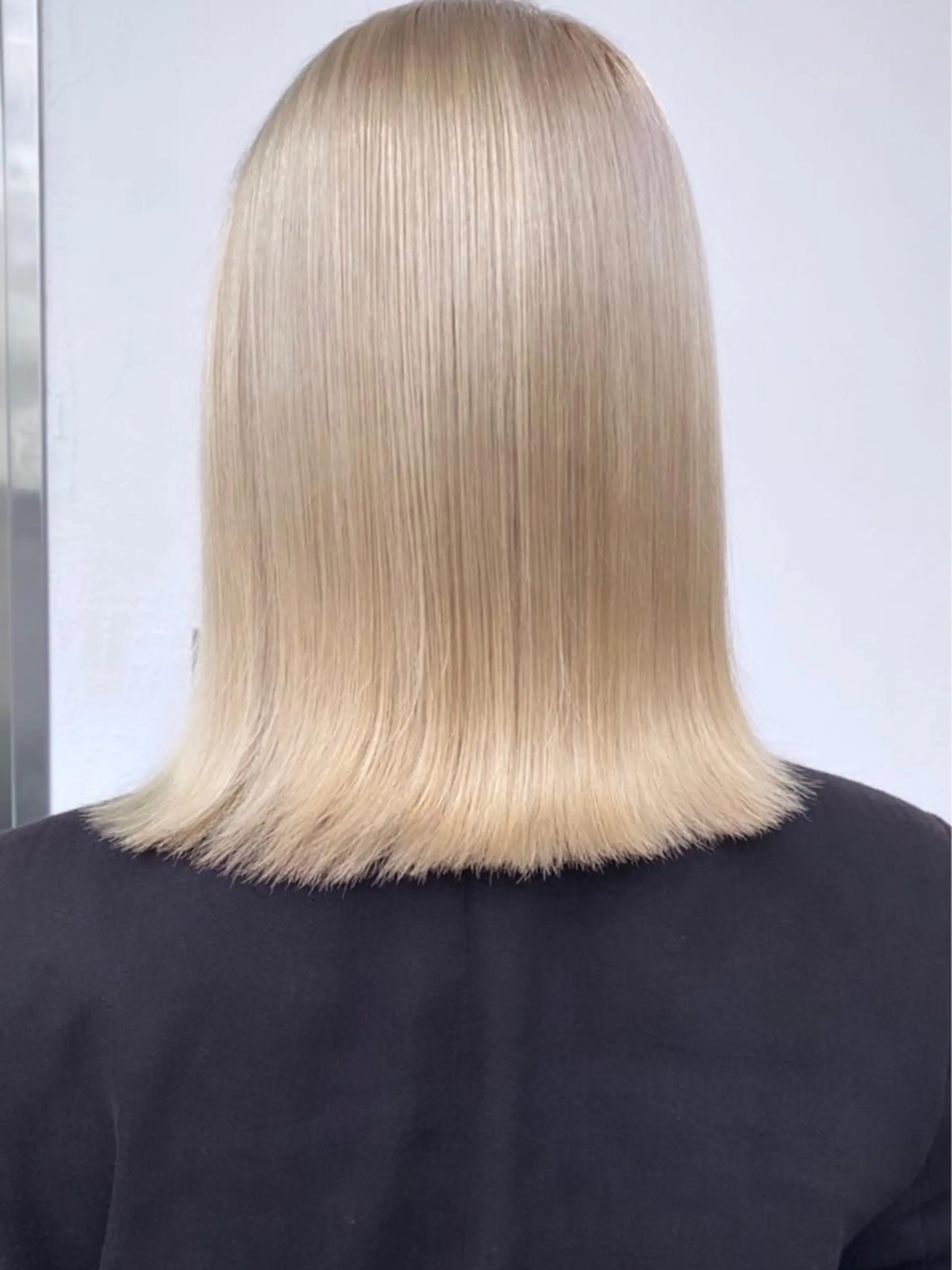 ミディアム カラー 韓国/ハイトーン/ ボブ🎀MIKU🎀のヘアスタイル