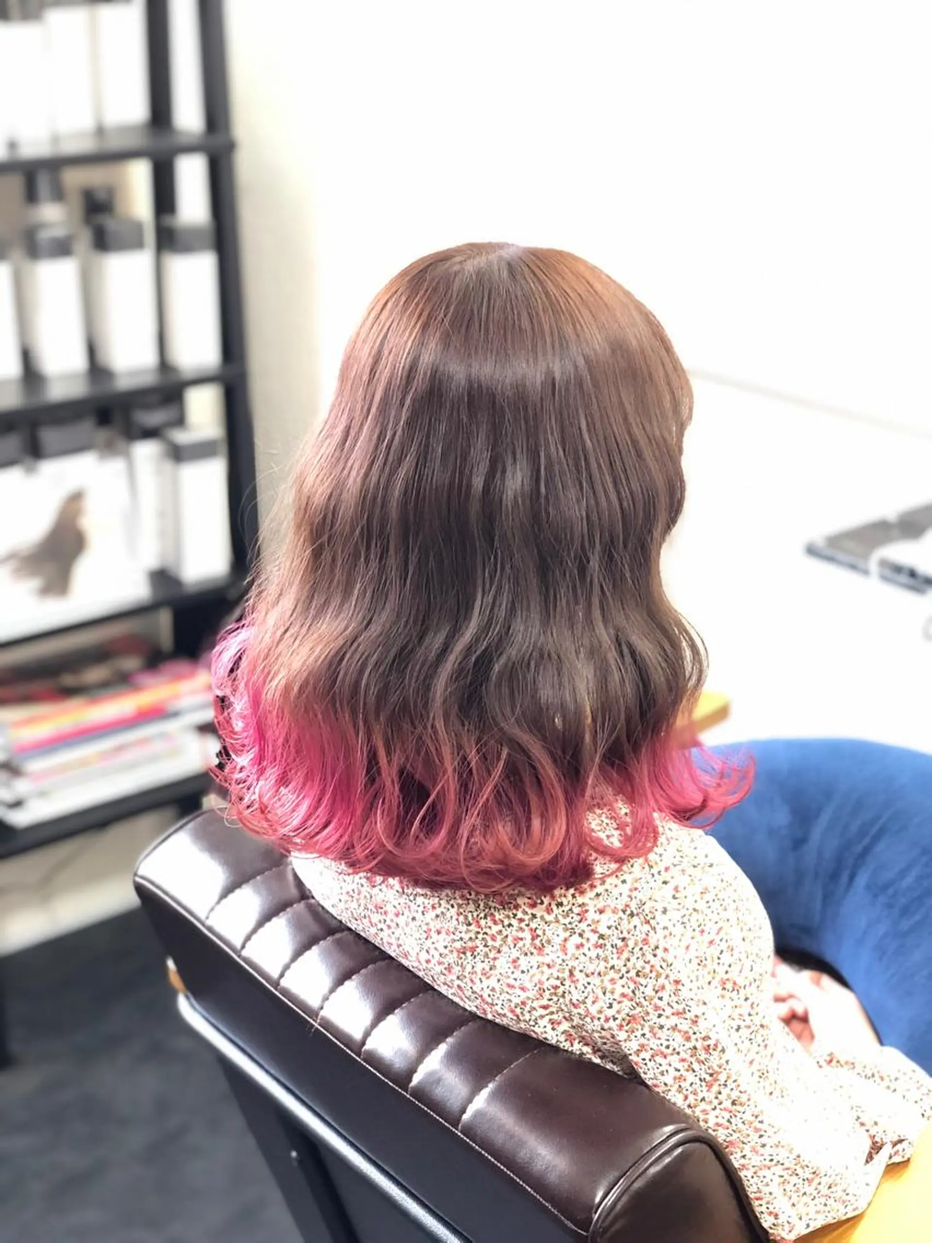 ミディアム カラー ピンクカラー ヘアカラー トリートメント wavi hair所属・後藤 ユウキ/髪質改善🫧のヘアスタイル