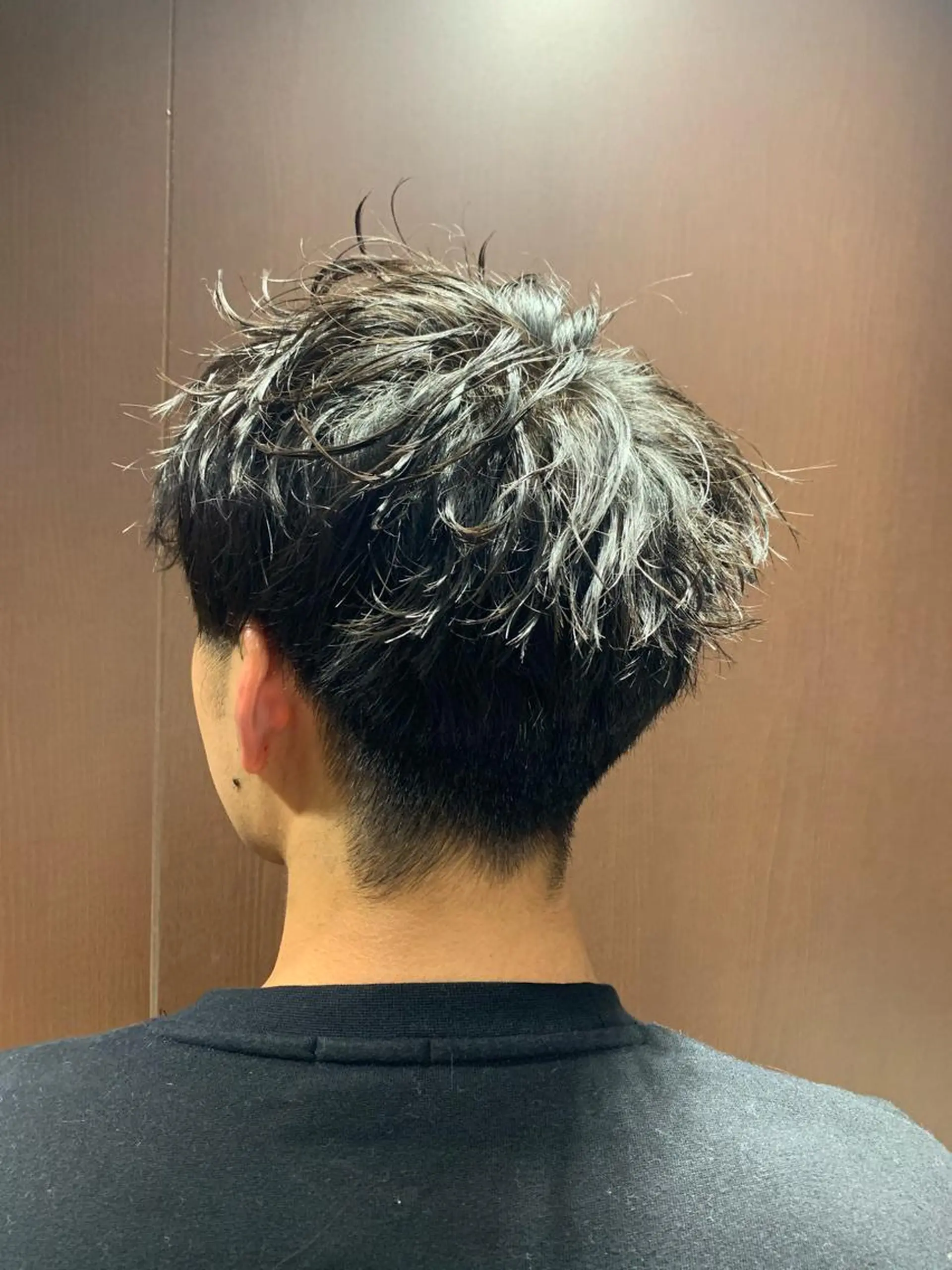 ミディアム パーマ メンズ ミディアムパーマ メンズパーマ ヒロ銀座 バーバーショップ神楽坂所属・ひらお あおとのヘアスタイル