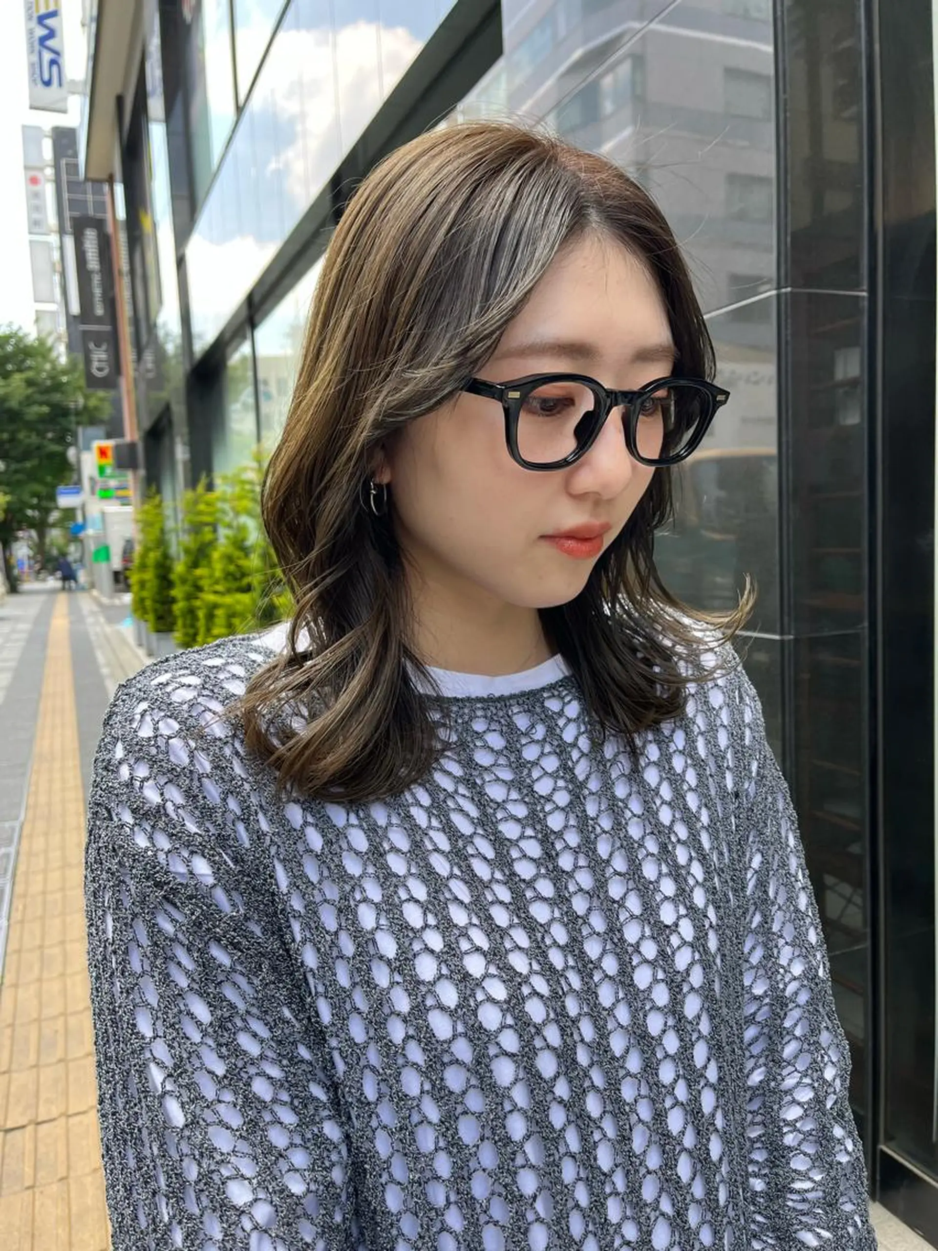 セミロング カラー channel所属・Natsumi ❤︎のヘアスタイル