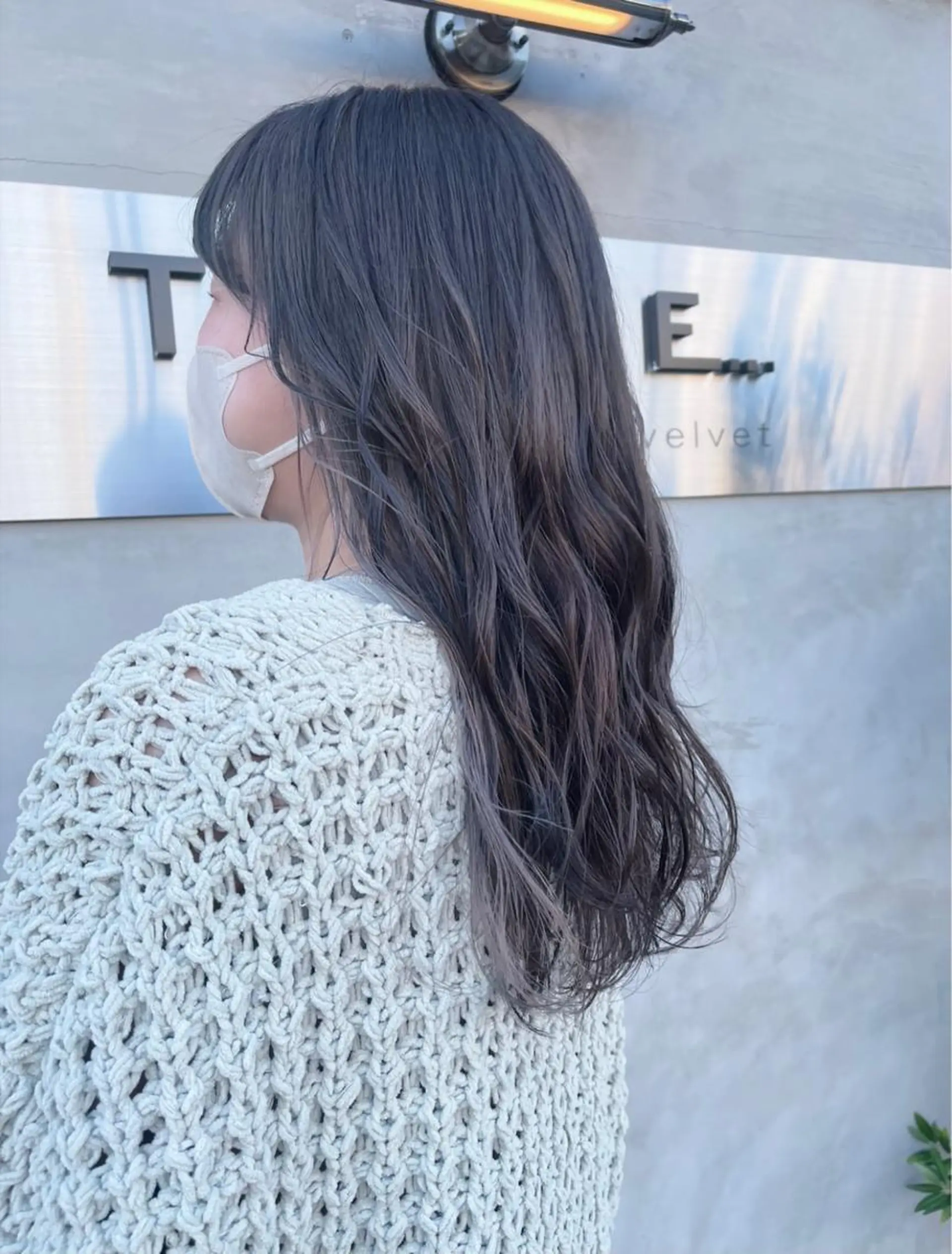 セミロング カラー ブリーチ グレージュ インナーカラー ダブルカラー /まつ毛パーマ🎀のヘアスタイル