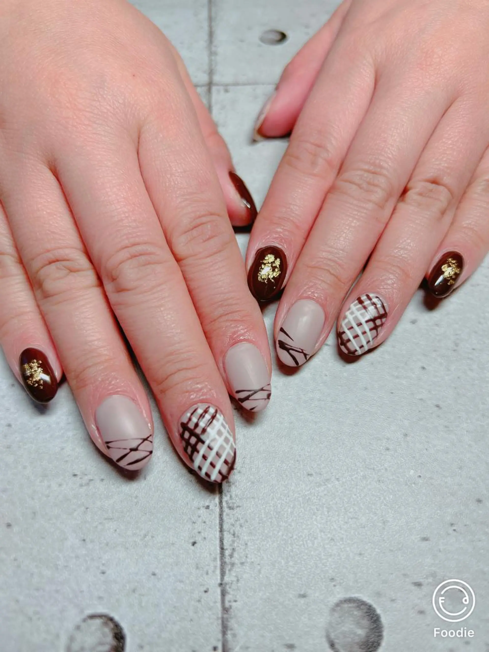 ネイル バレンタイン ハンドネイル たきぐち みちこのネイルデザイン