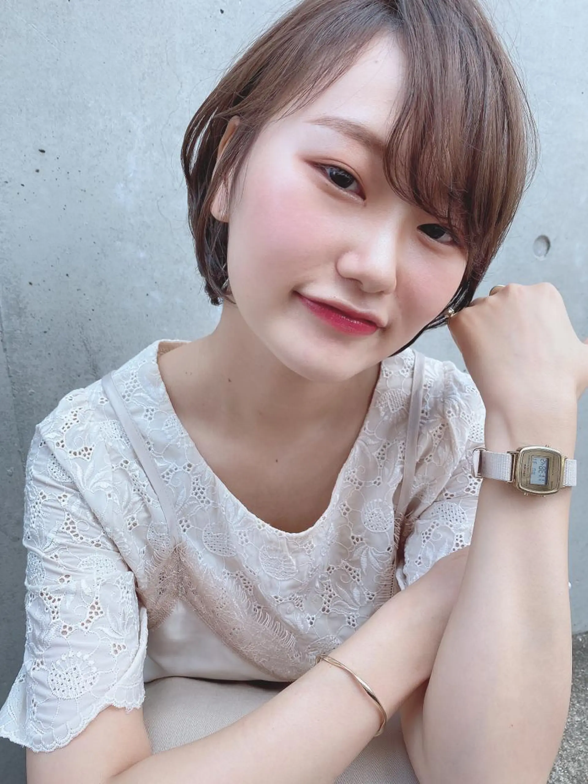 ショート カラー 明るい白髪染め専門店兵庫駅前店所属・山口 一馬のヘアスタイル