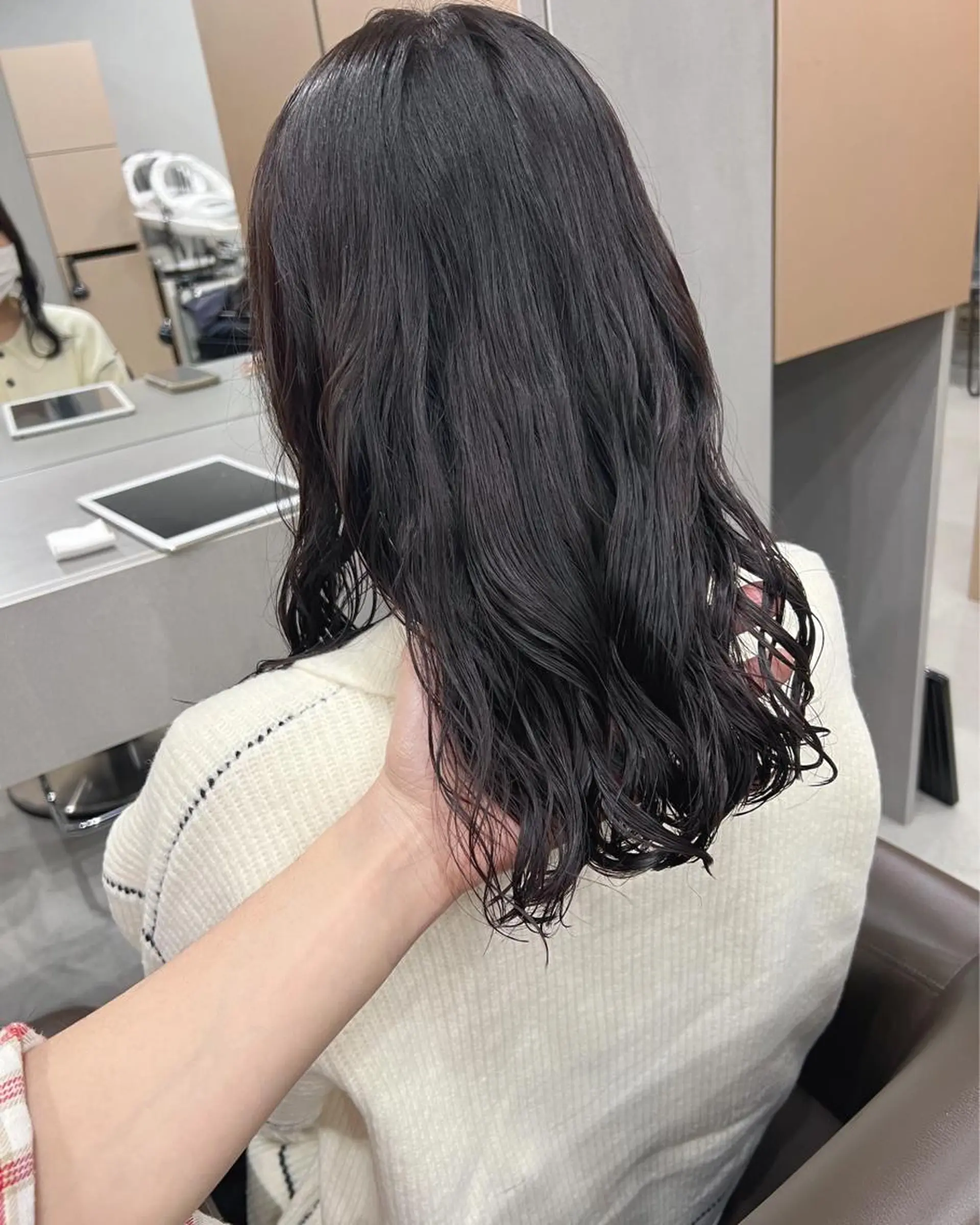 ミディアム パーマ ボブパーマコテ巻き風 パーマNo1深江秀平のヘアスタイル