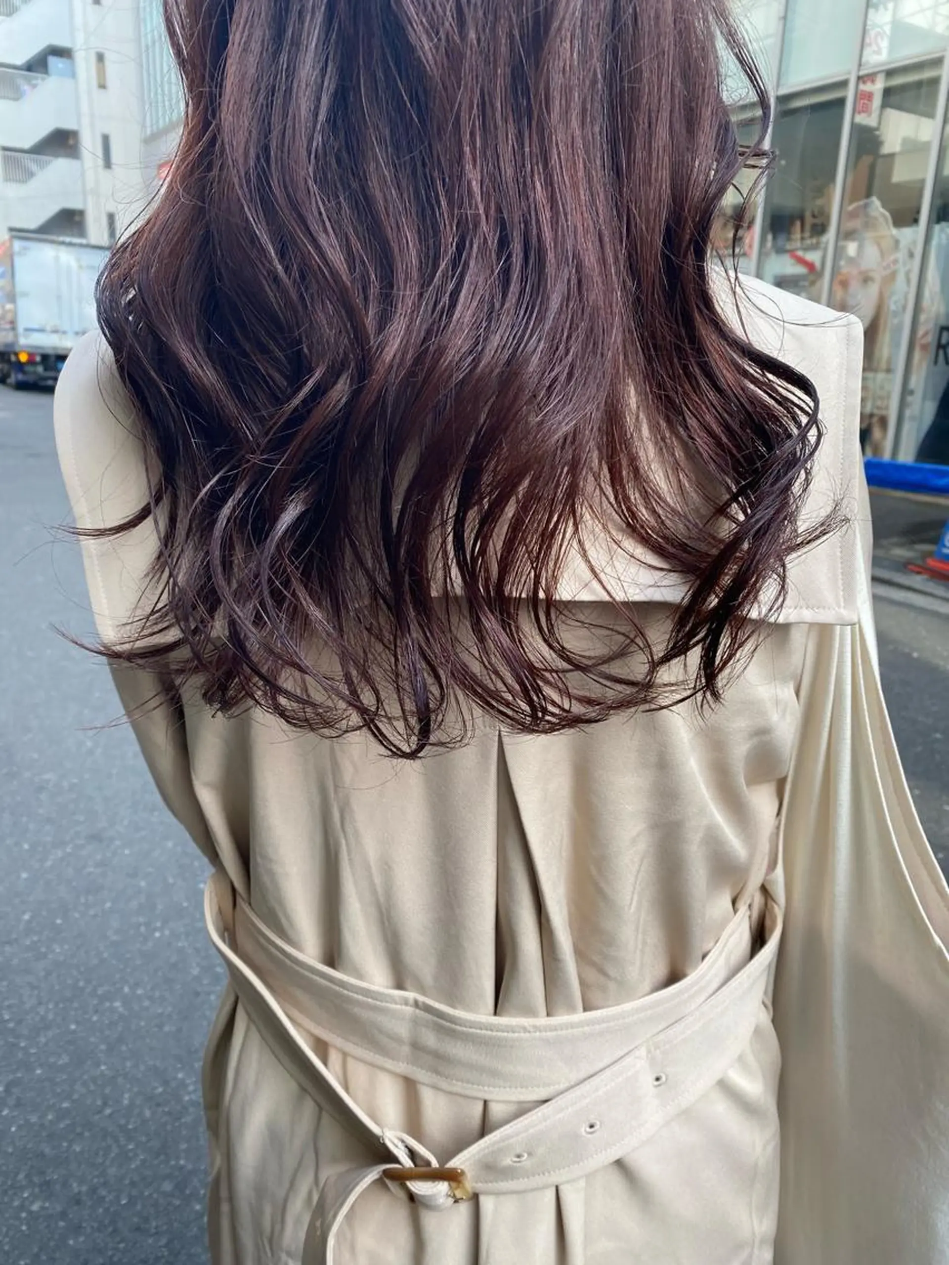 ロング ピンクブラウン 🍋暖色カラーヘアア レンジniina🍋のヘアスタイル