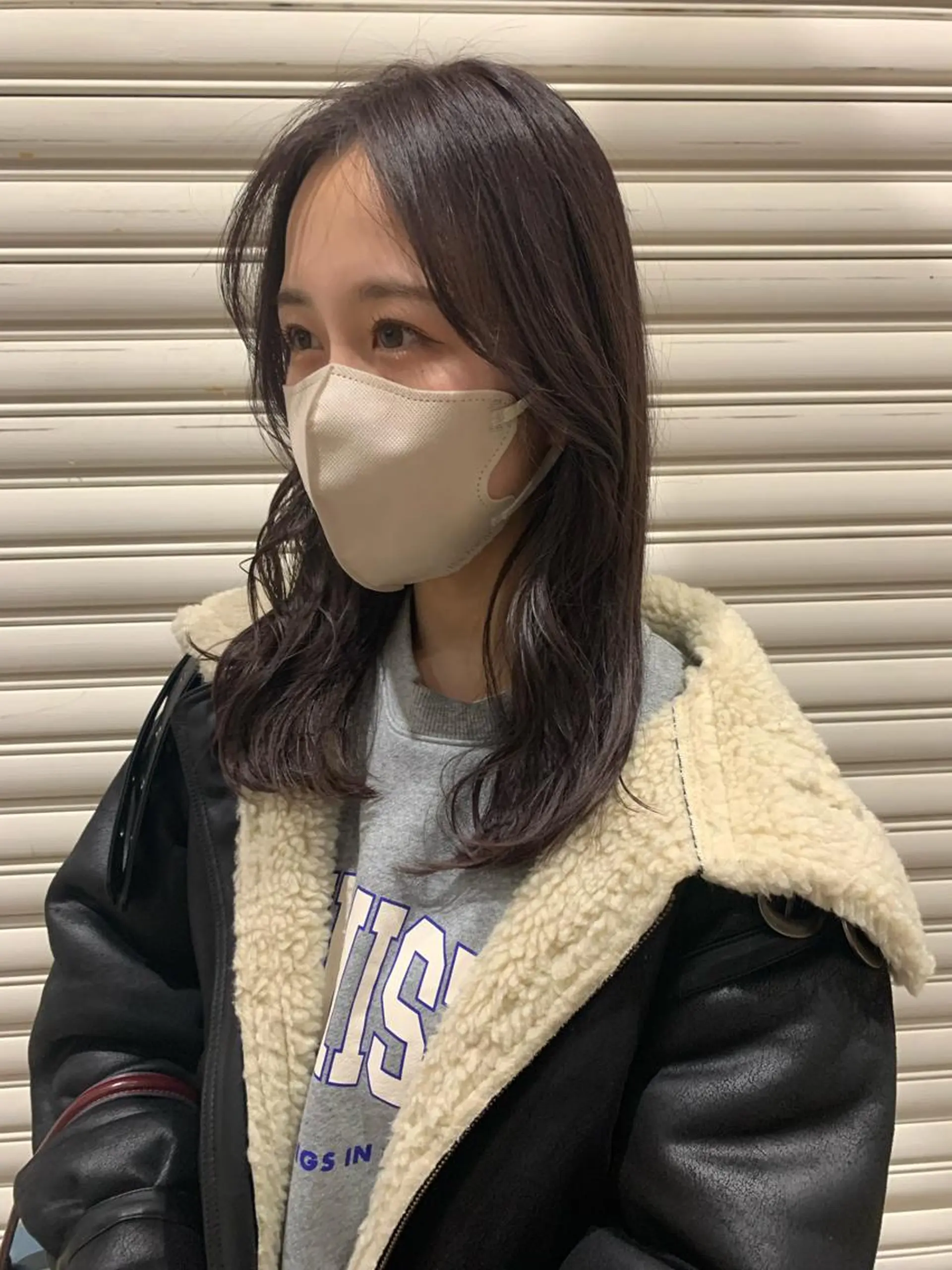 セミロング 米川 沙妃のヘアスタイル