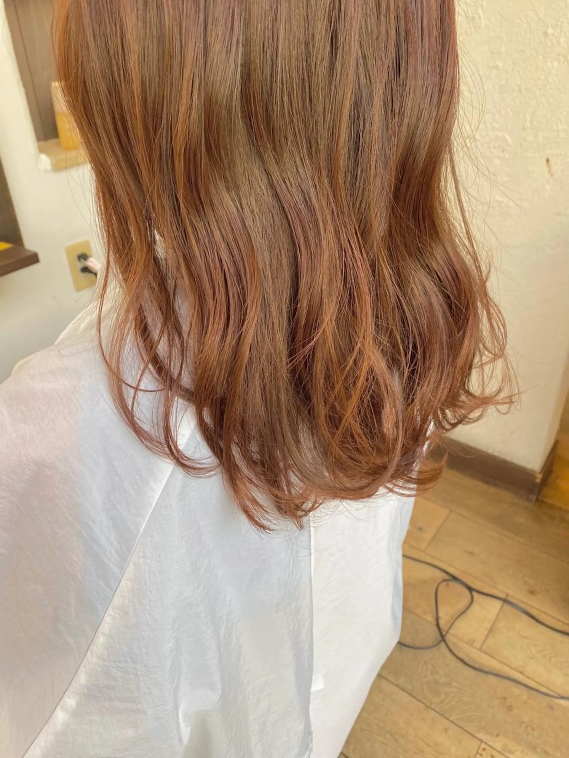 ミディアム カラー ヘアアレンジ 桑原 菜摘のヘアスタイル