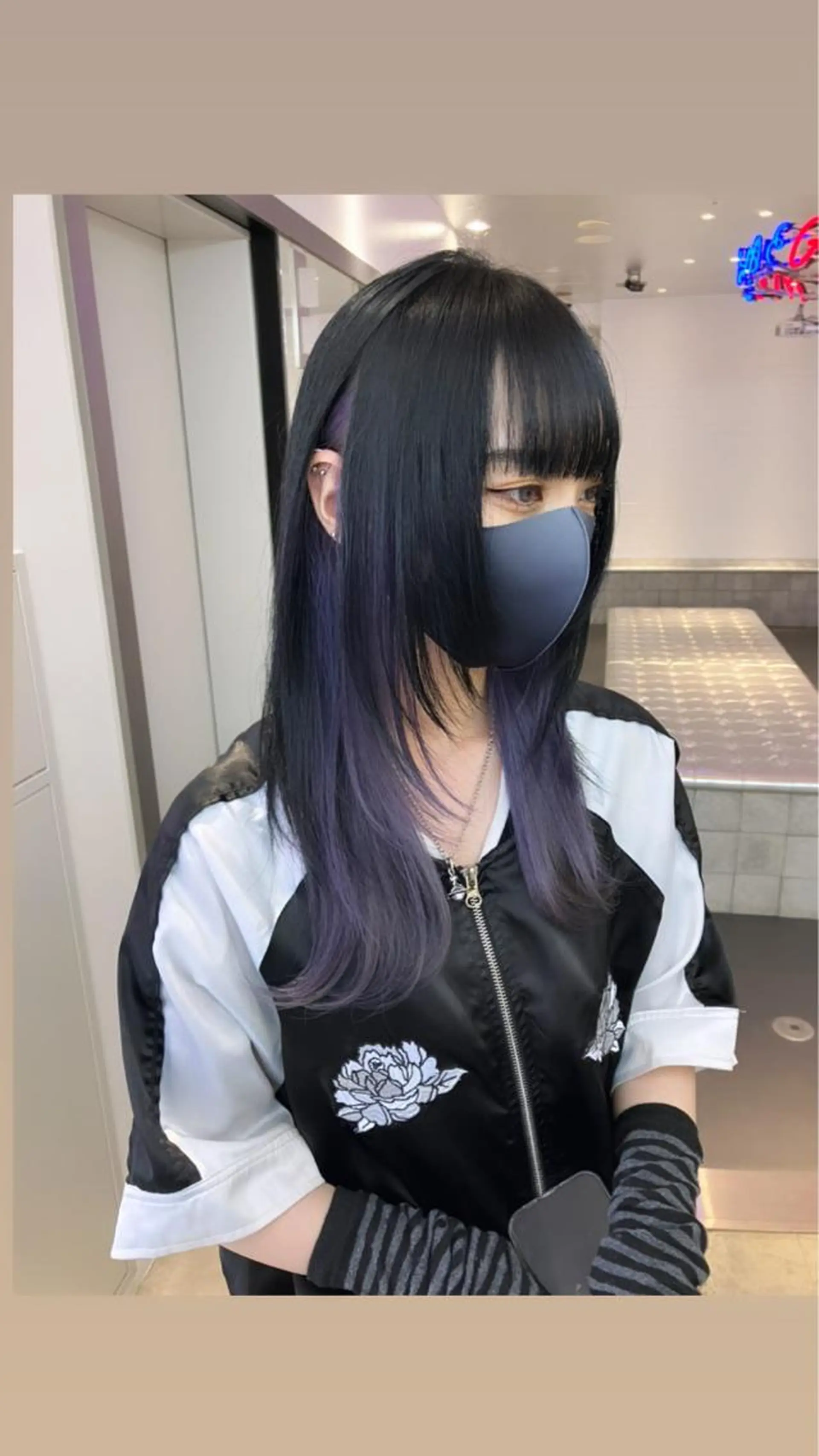 ロング カラー ヘアカラー トリートメント ヘアセット 🥣ミコト/ウルフ ハイトーン特化🥣のヘアスタイル