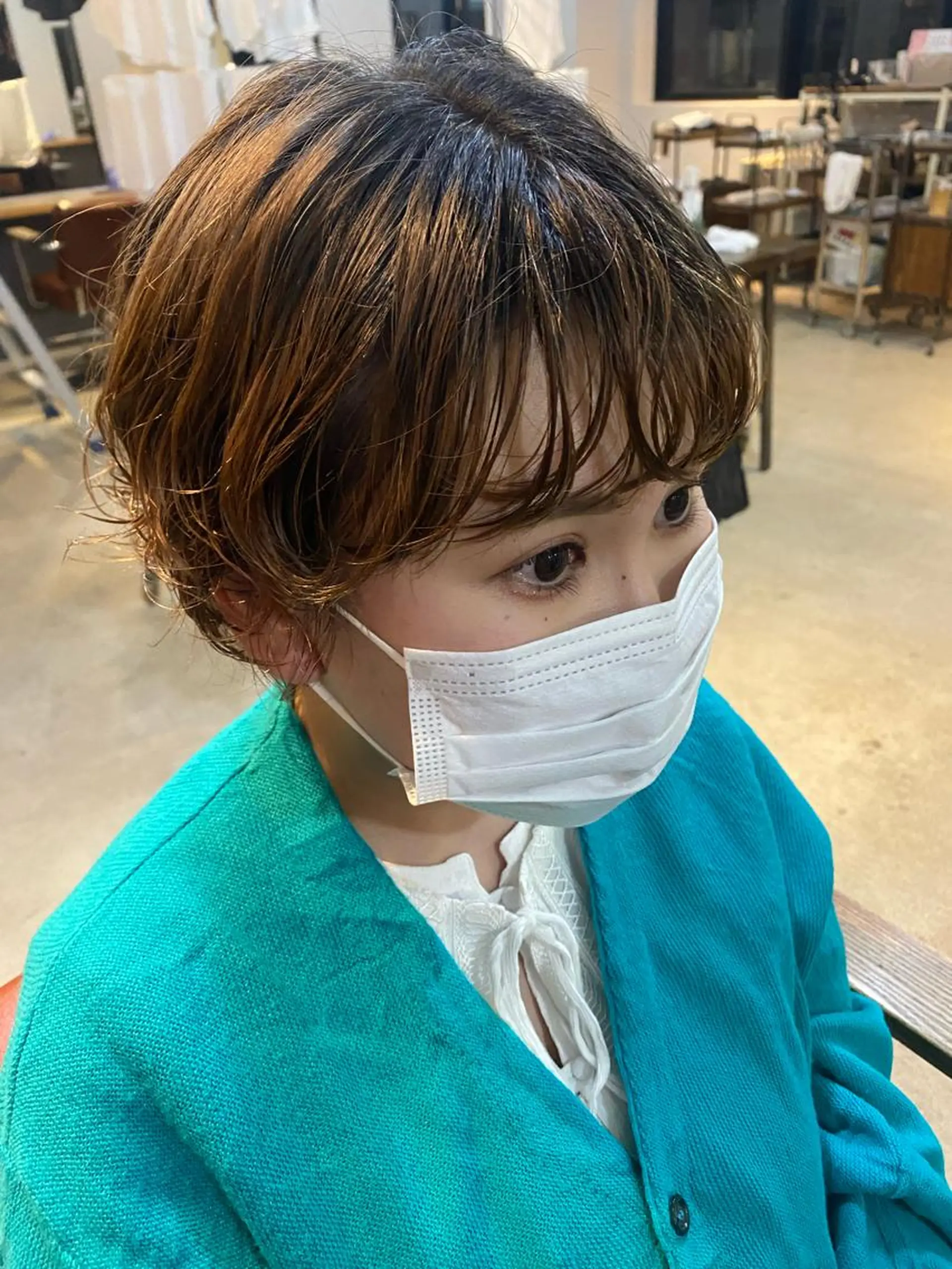 ショート 顔周りカット loty hair design所属・SEIRA🤍 レイヤーカットのヘアスタイル