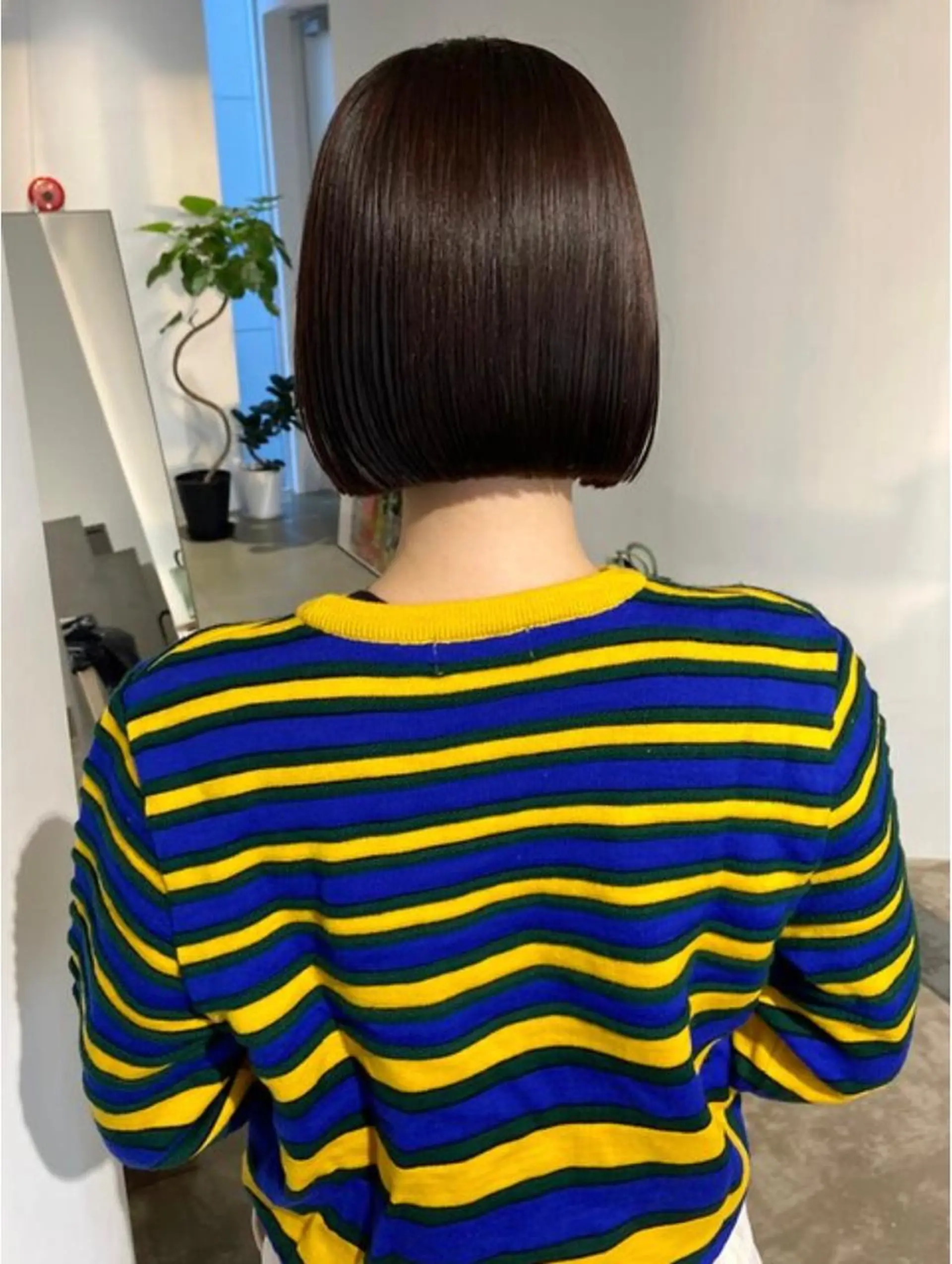 ショート 縮毛矯正 SITEN所属・大阪/肥後橋/淀屋橋 ワタナベサキ🪿🤍のヘアスタイル