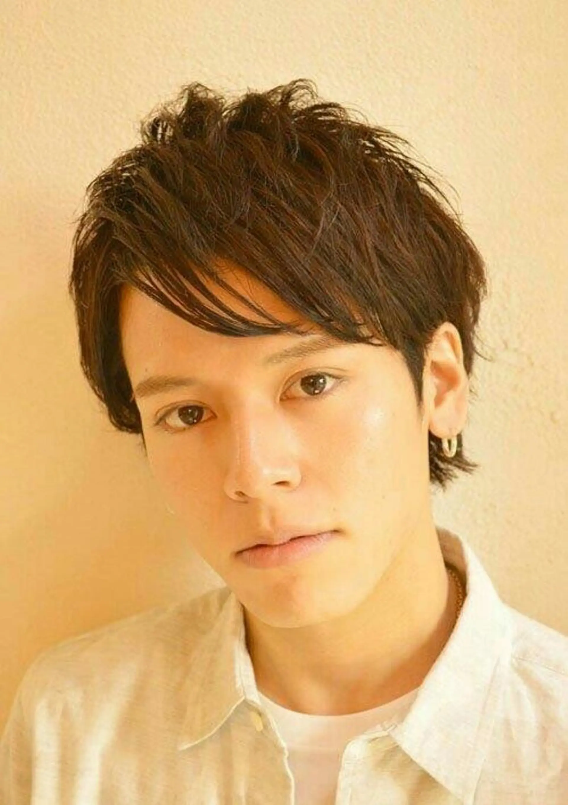 ショート ミディアム メンズ パーマ カラー 小顔ショート✁ ⁂Yukari⁂のヘアスタイル