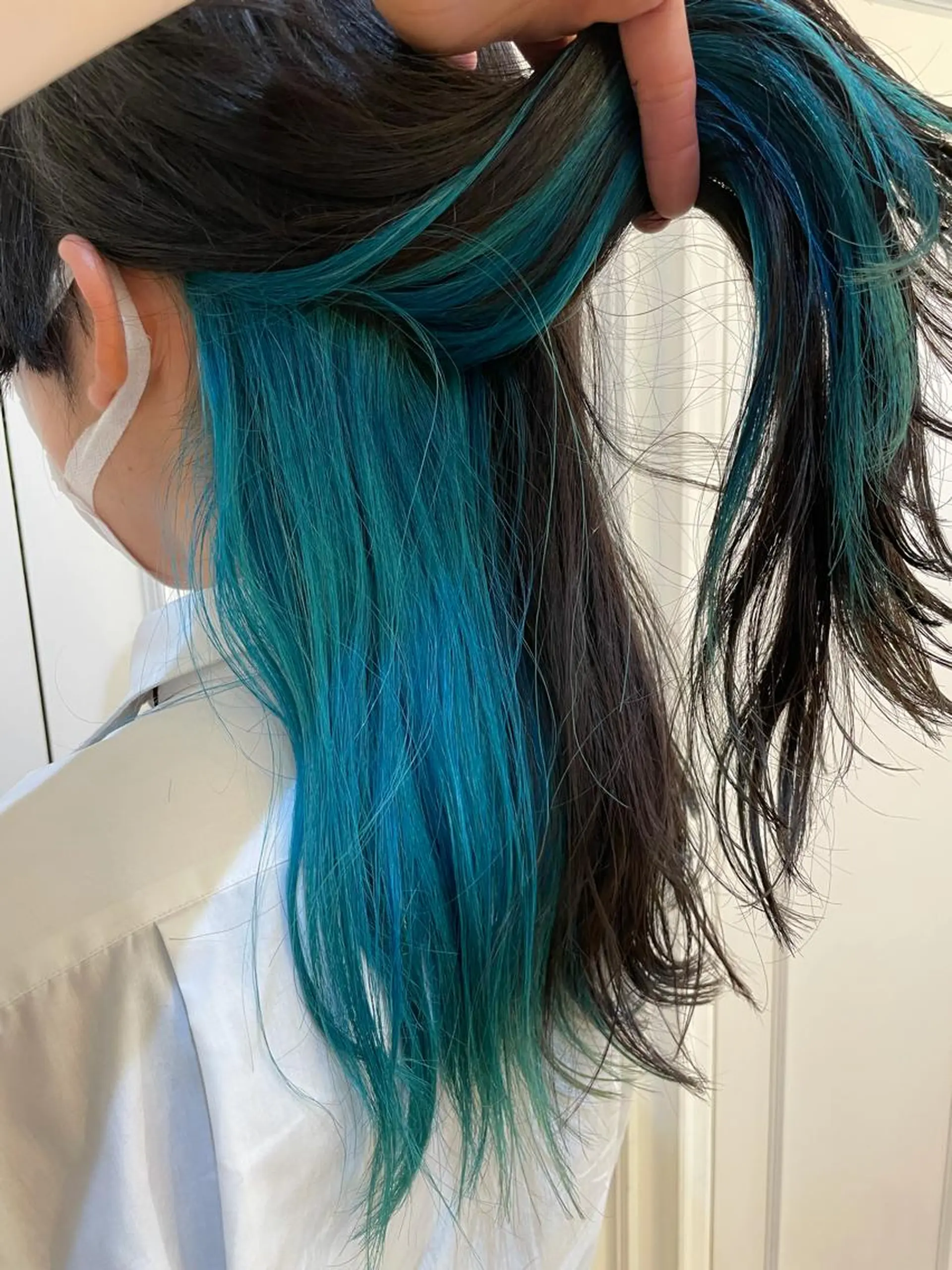 セミロング カラー インナーカラー ✨シルクストレート✨ 美髪髪質改善Yukiのヘアスタイル