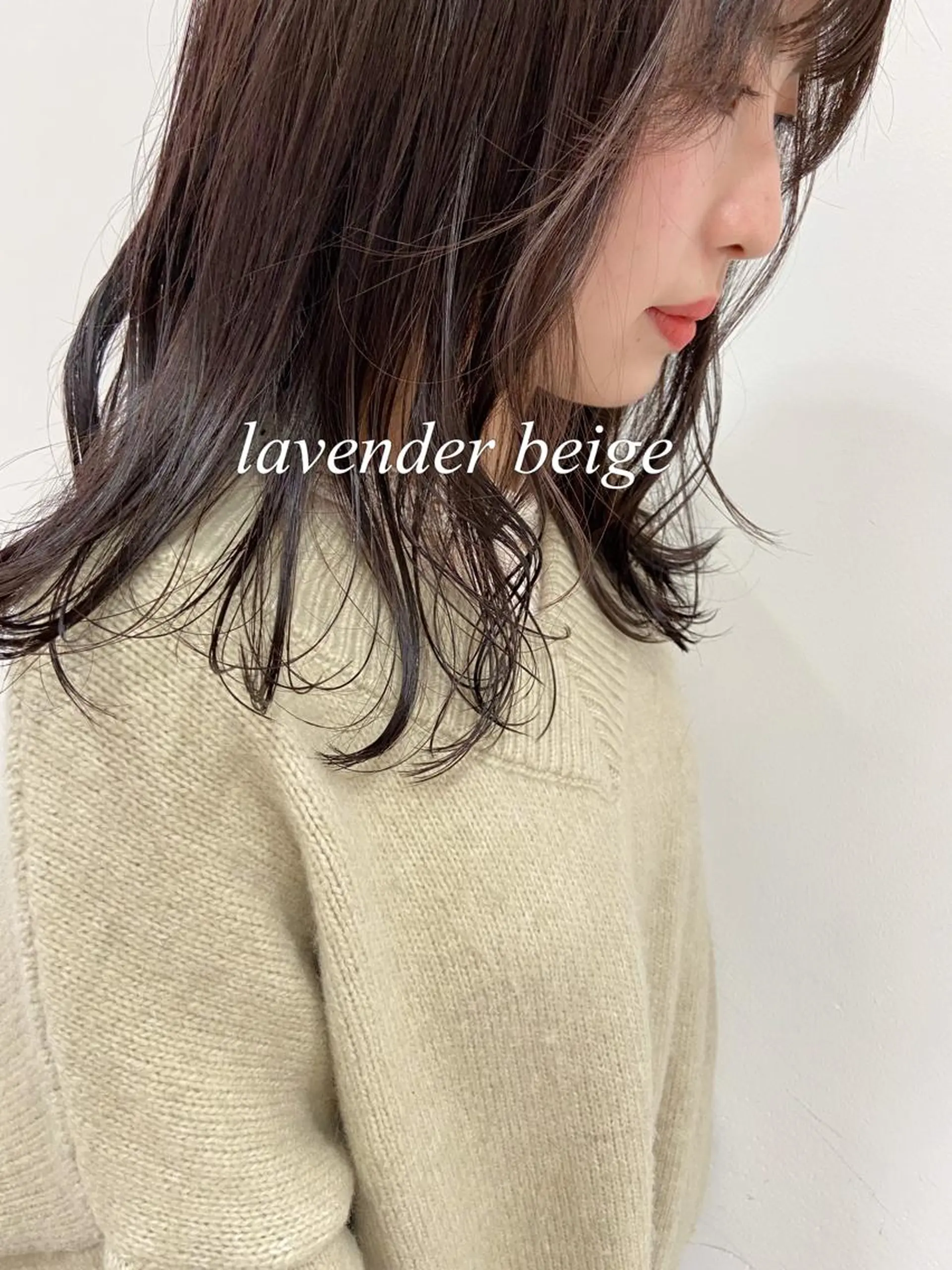 ミディアム カラー GLROW haruhiのヘアスタイル