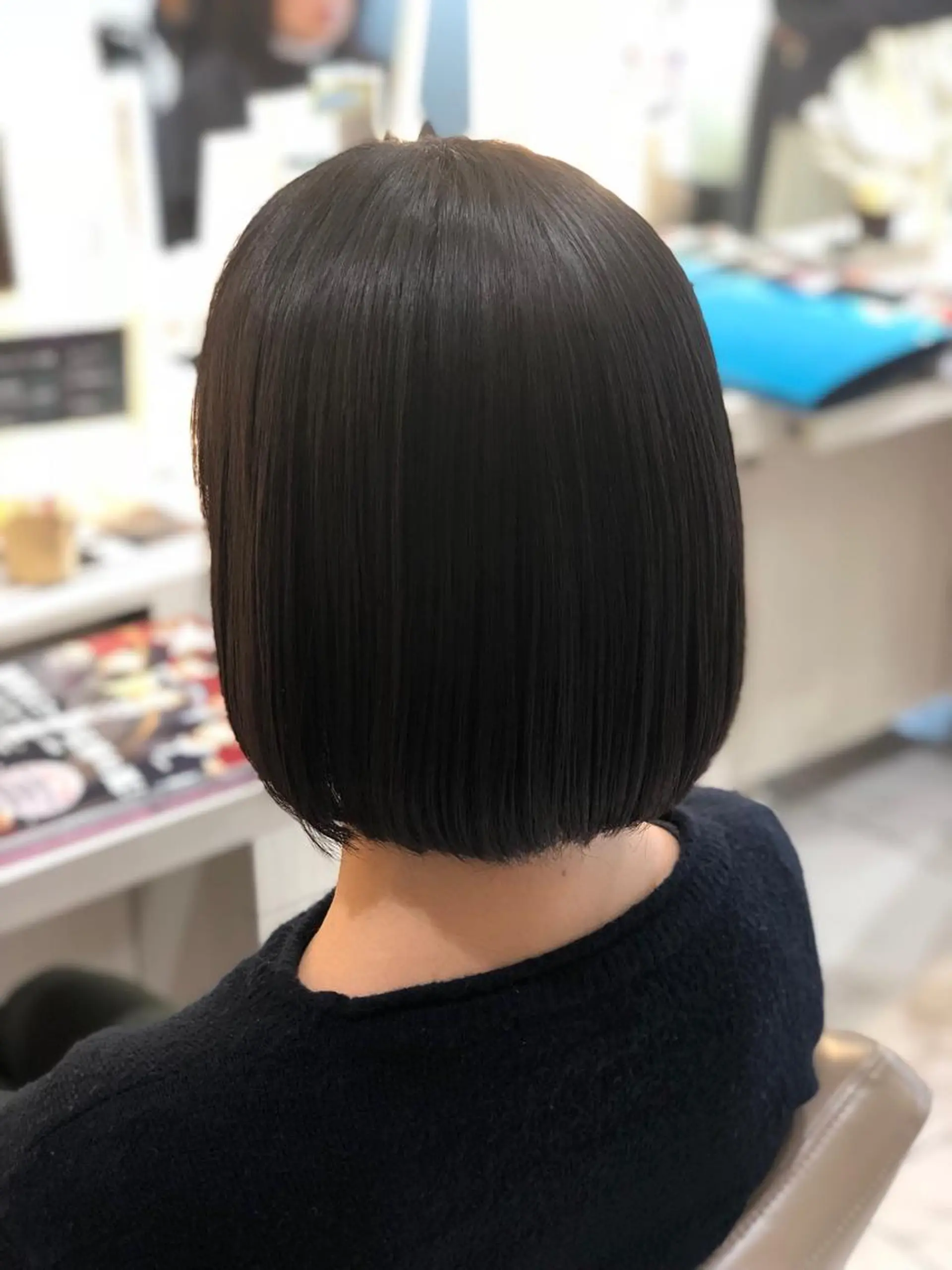 ショート パーマ 縮毛矯正 ストレートパーマ 安井　昴 💫ブリーチ縮毛矯正のヘアスタイル