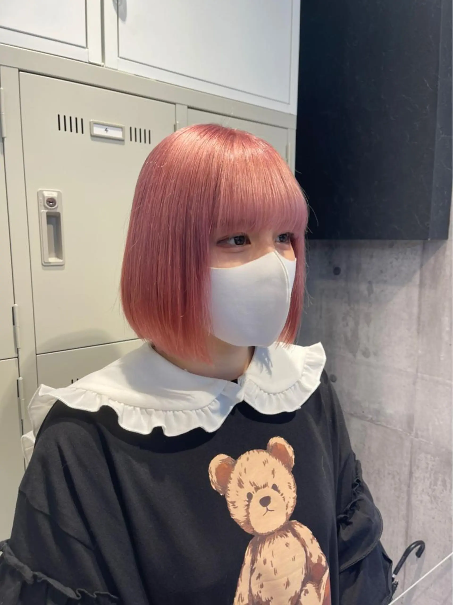 ミディアム カラー カット パーマ ヘアセット 韓国ヘア特化💍 tiam💍ブリーチのヘアスタイル